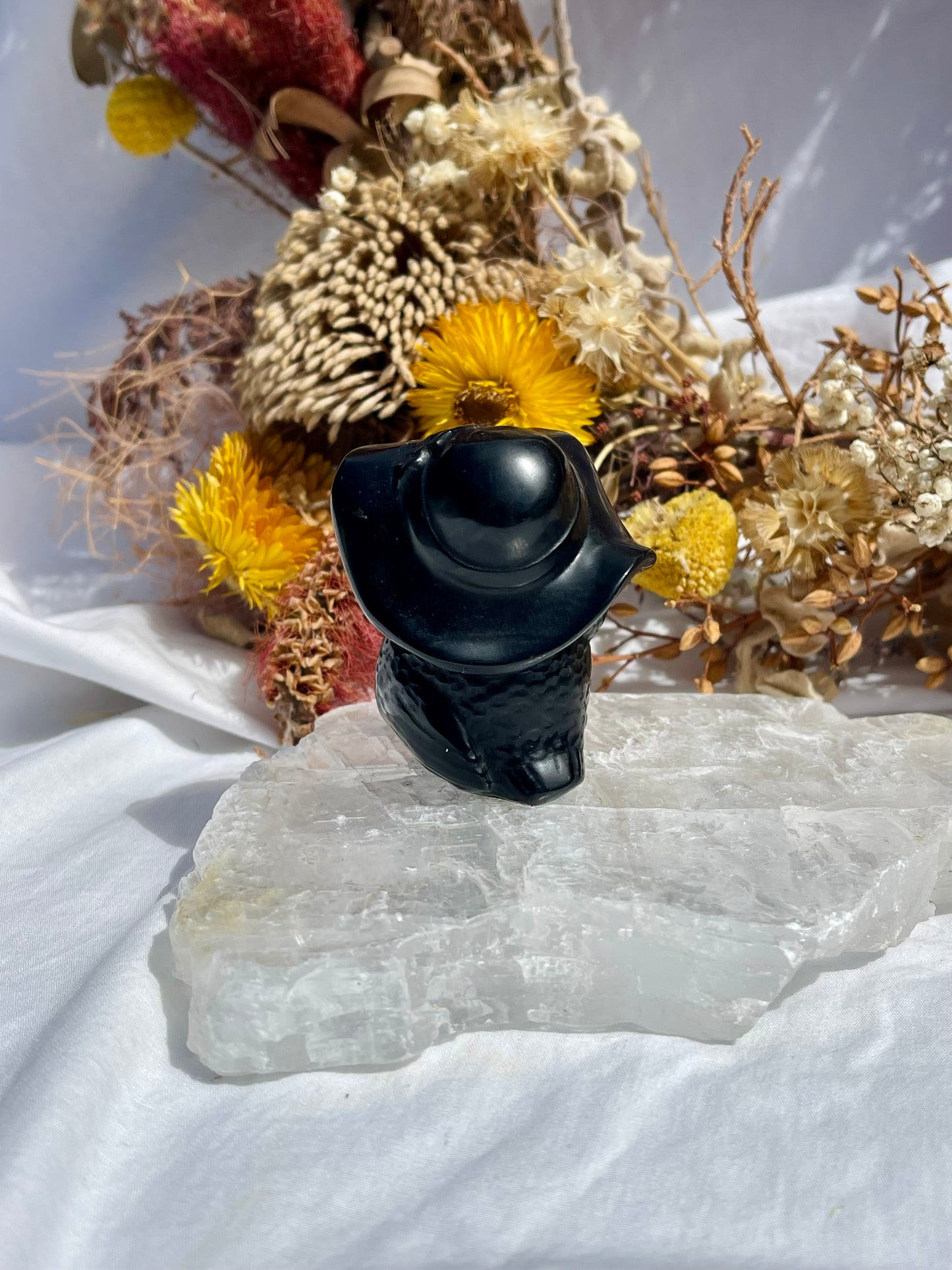 Black Obsidian Owl