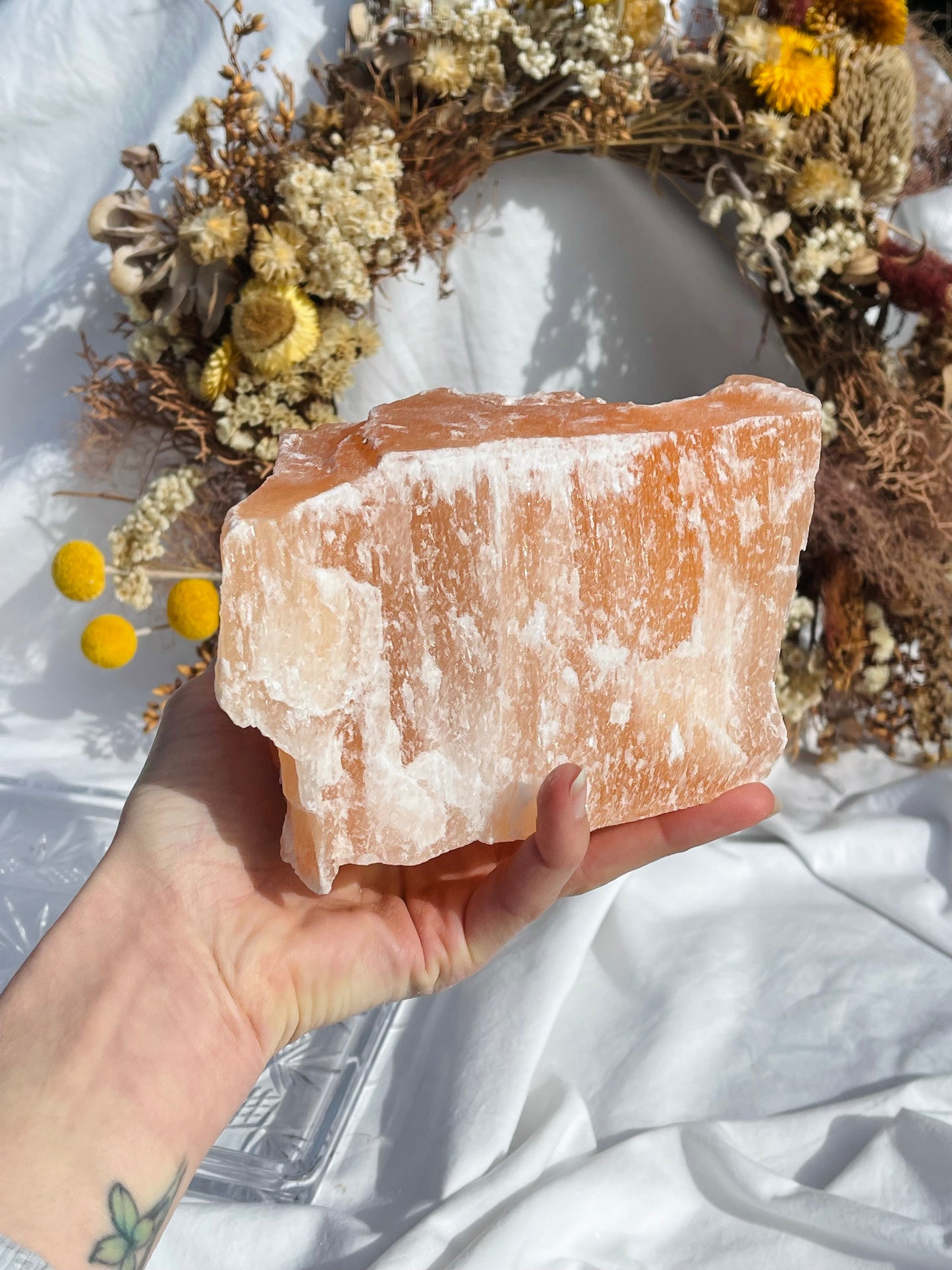 Orange Selenite Raw #3