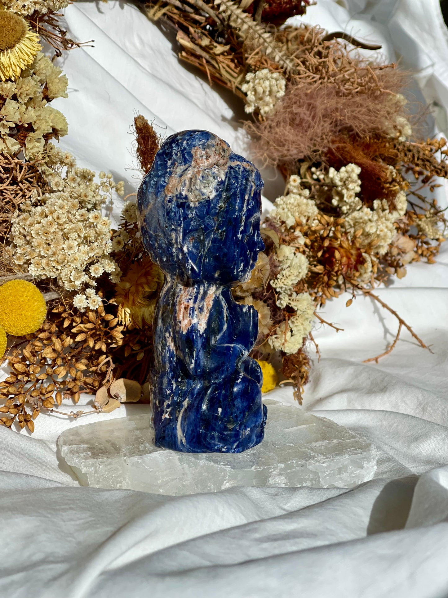 Sodalite Buddha
