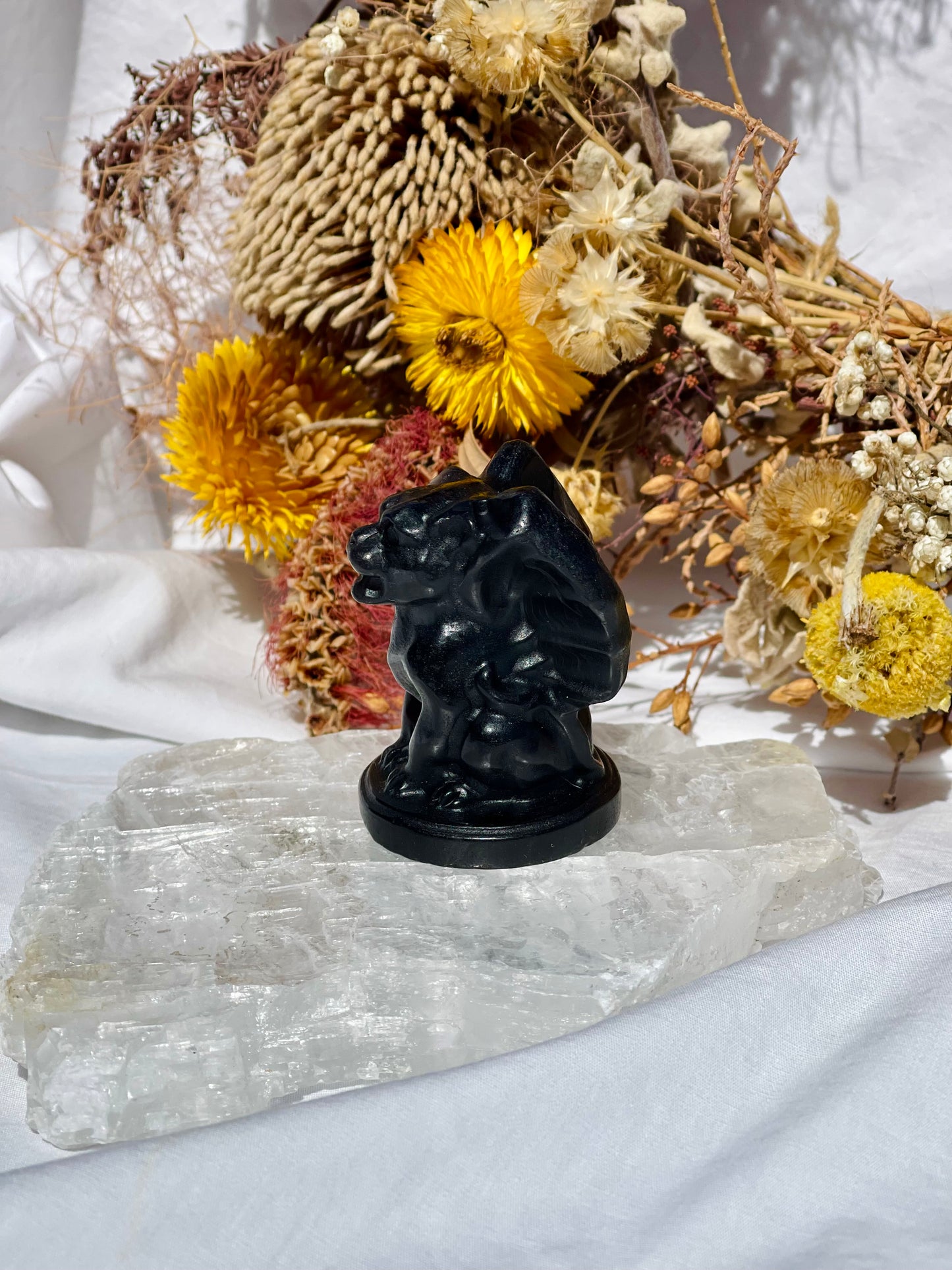 Black Obsidian Gargoyle