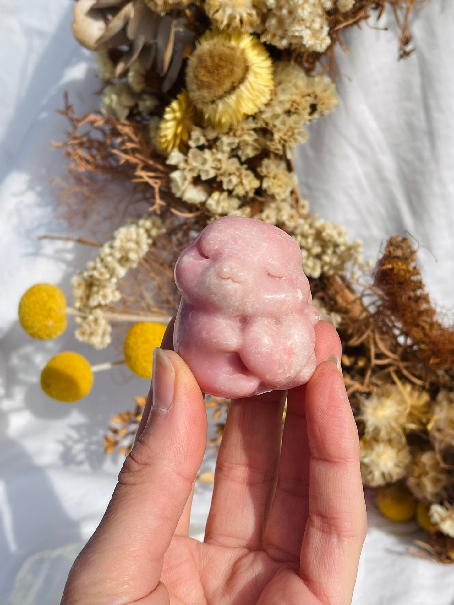Pink Opal Bunny