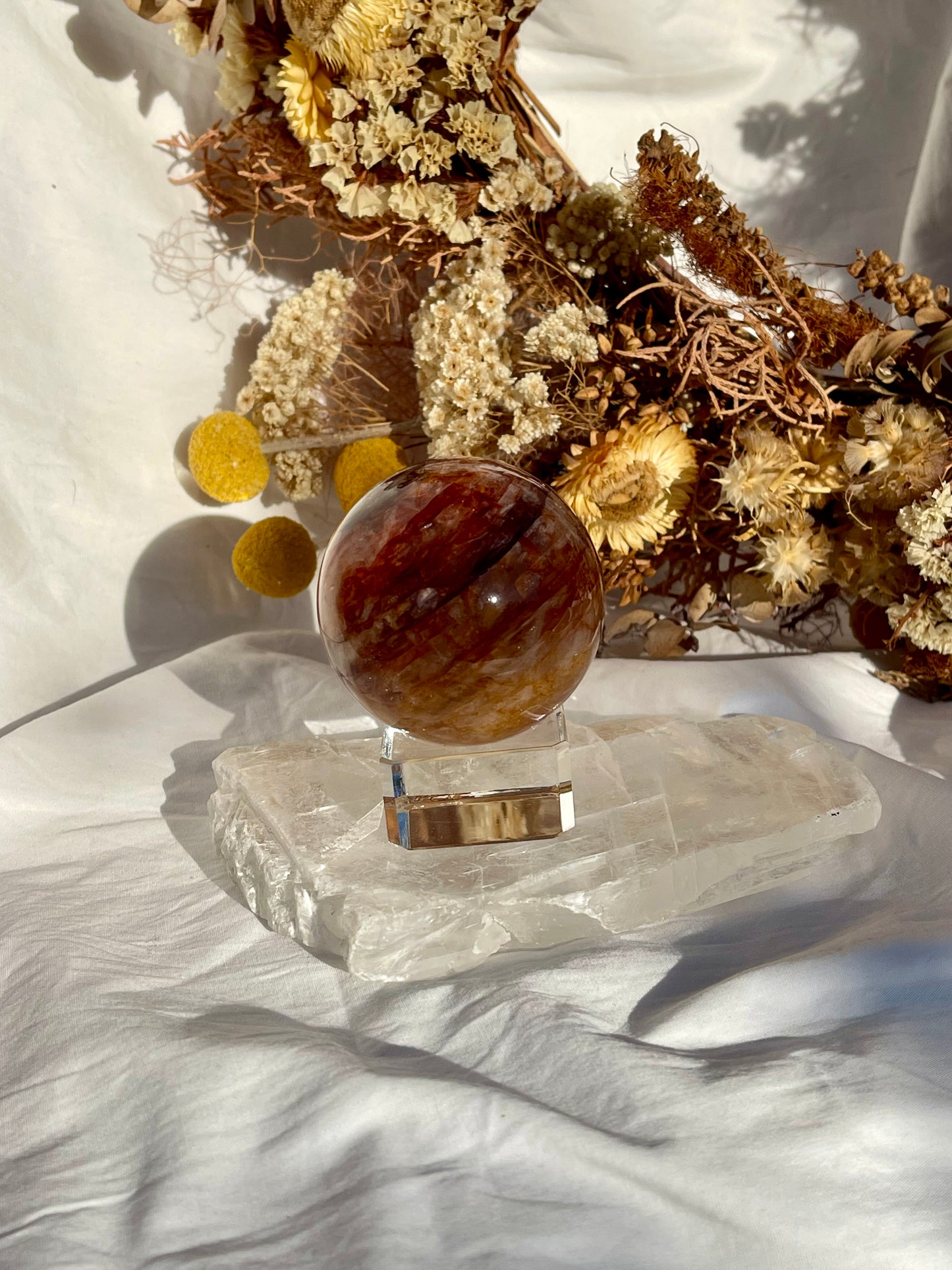 Golden Healer | Fire Quartz Sphere