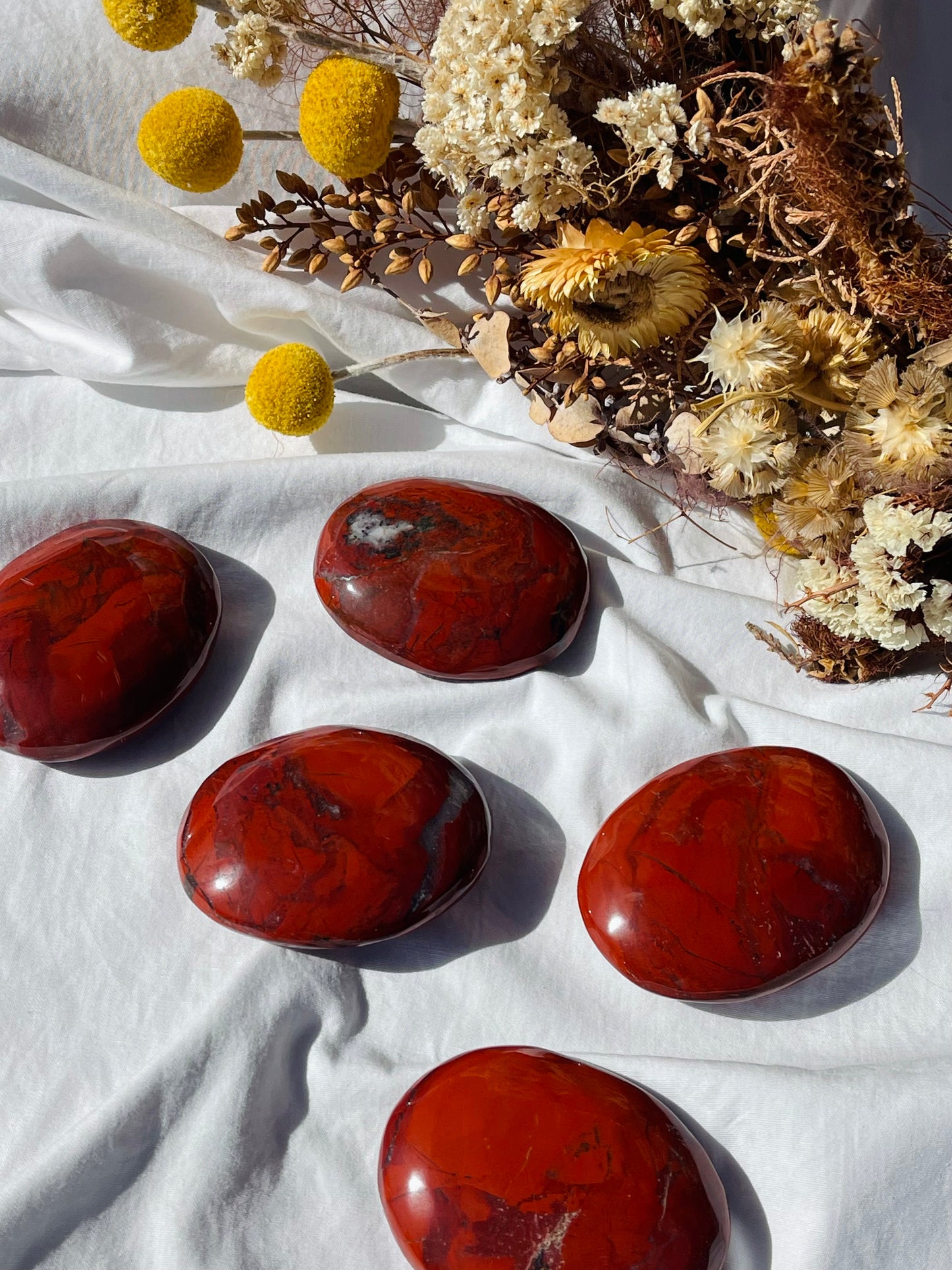 Red Jasper Palmstone
