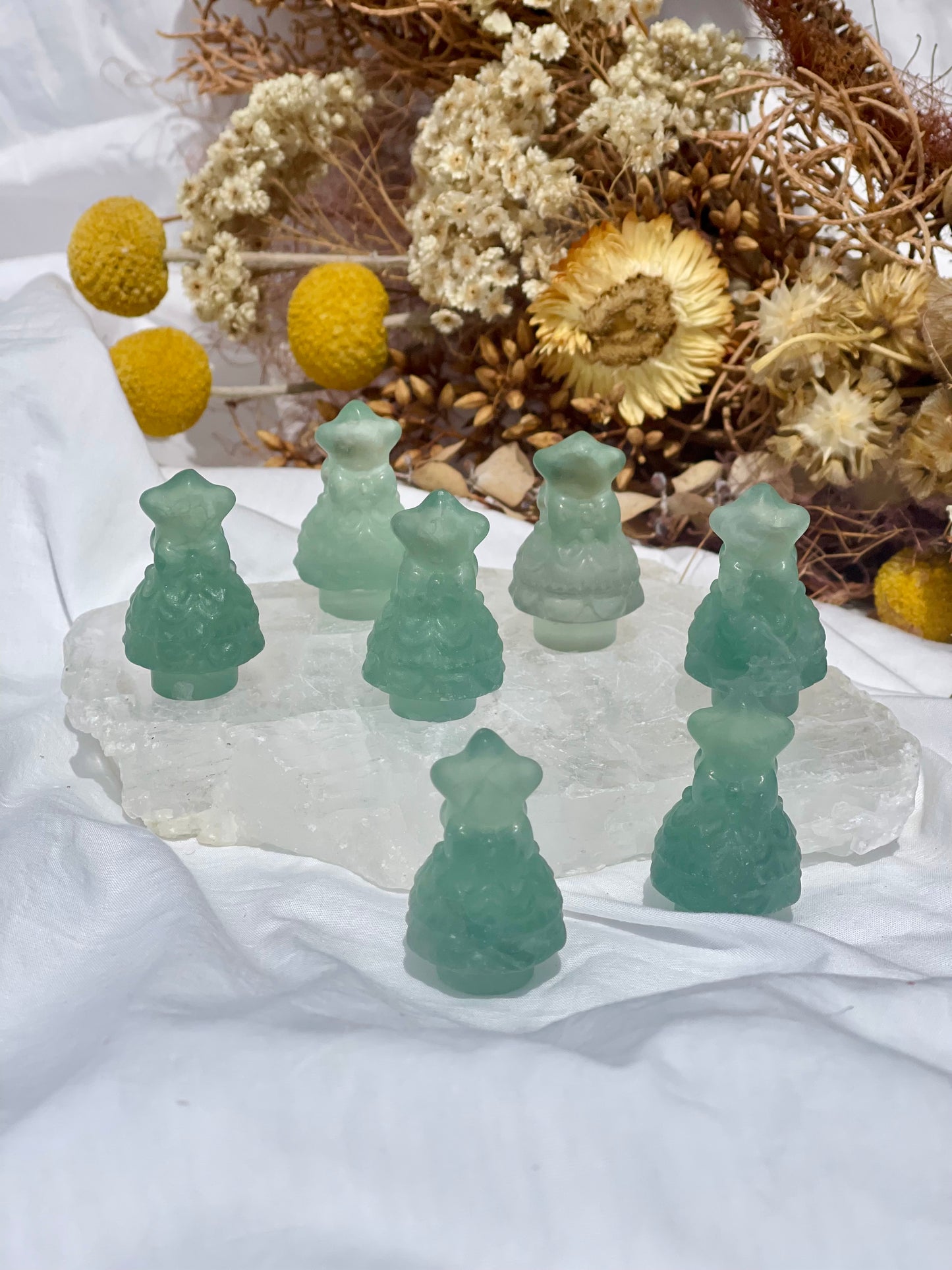 Green Fluorite Mini Christmas Tree