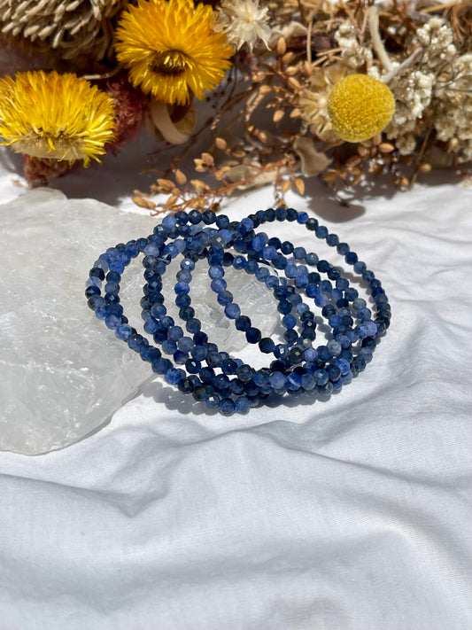 Sodalite Faceted Bracelet