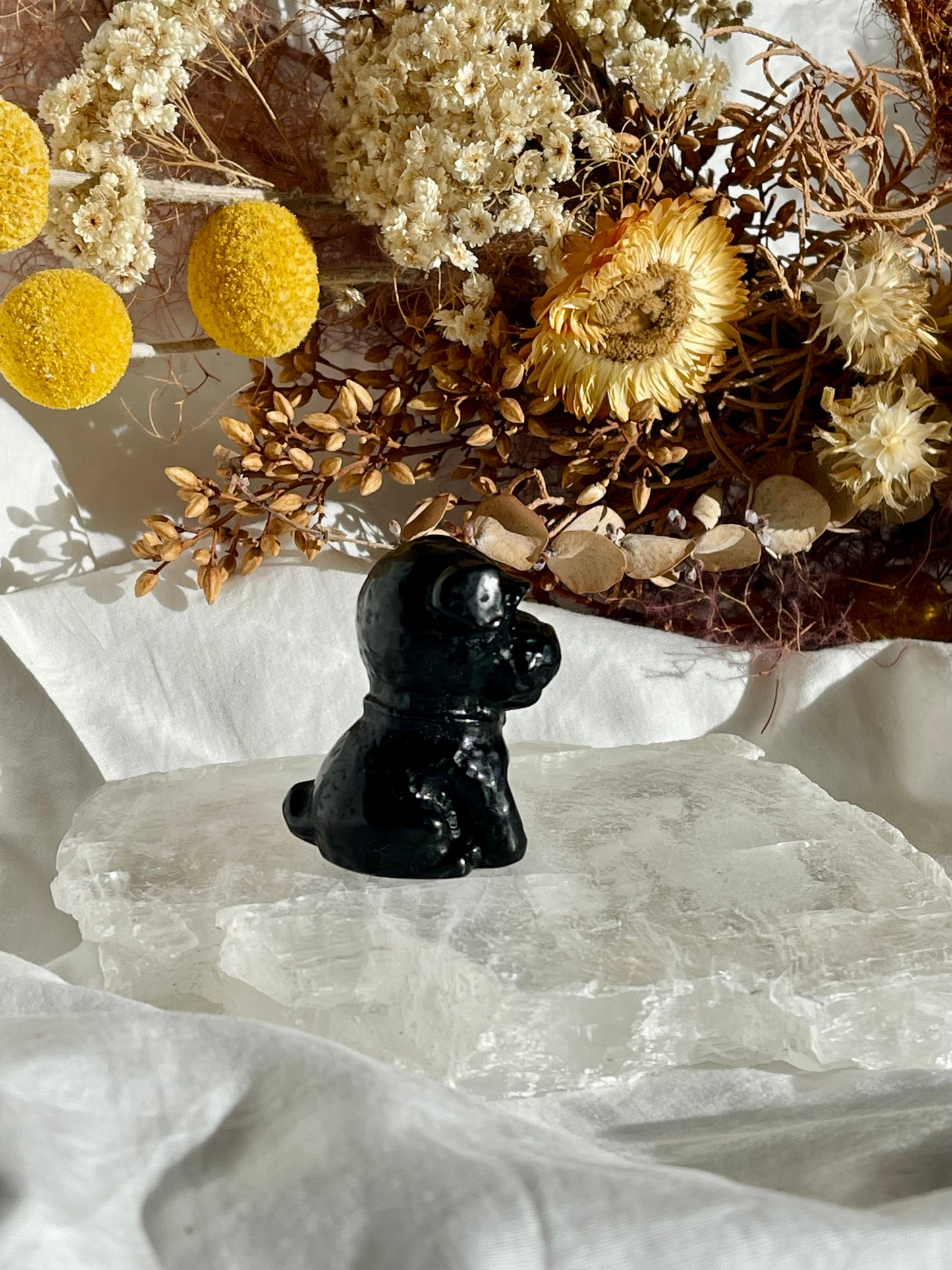 Black Obsidian Scottie Dog
