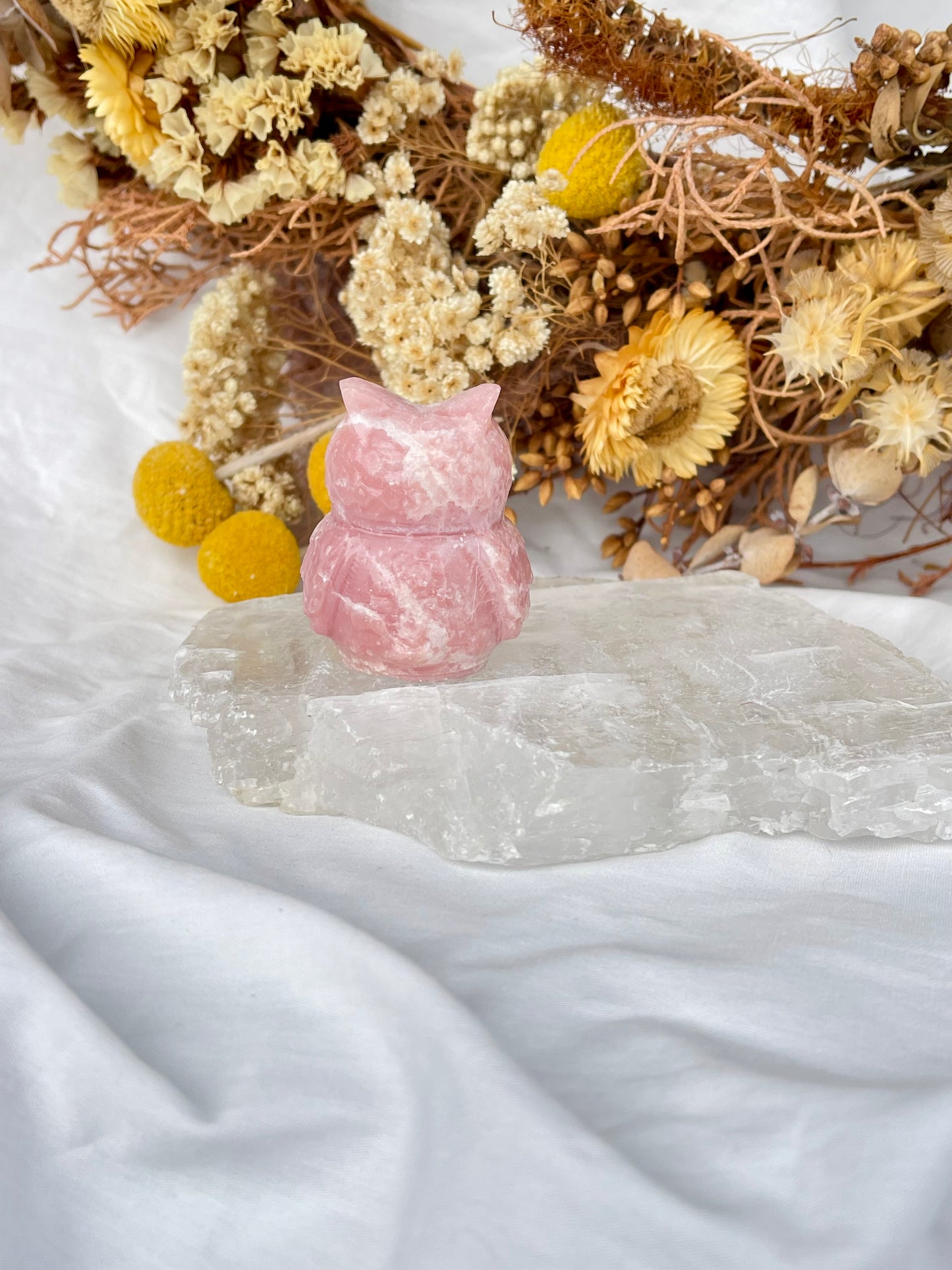 Pink Opal Owl