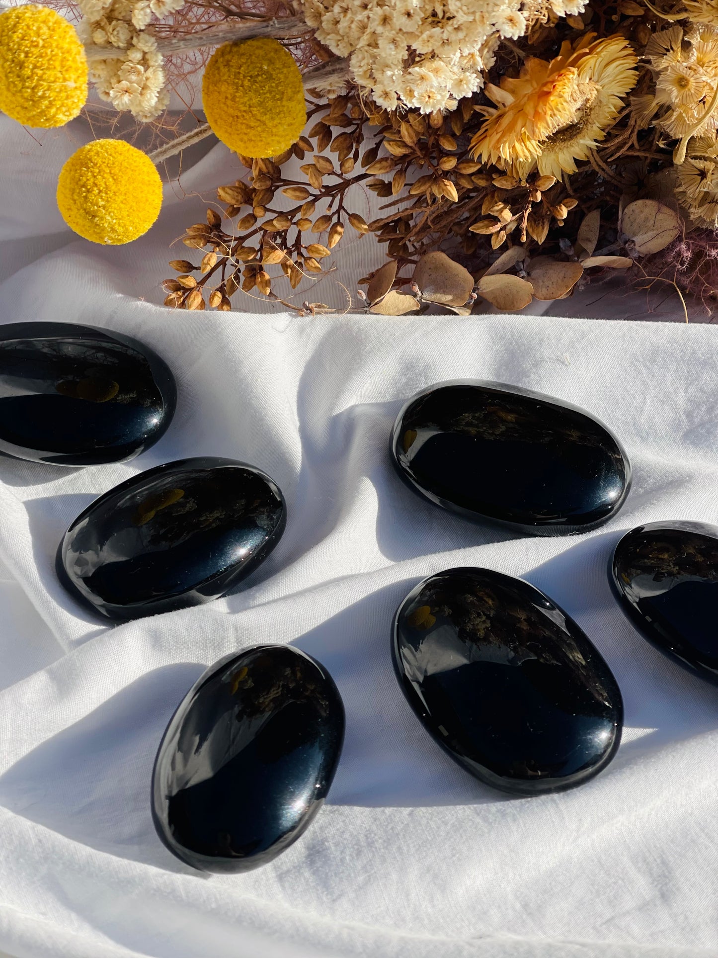 Black Obsidian Palmstone