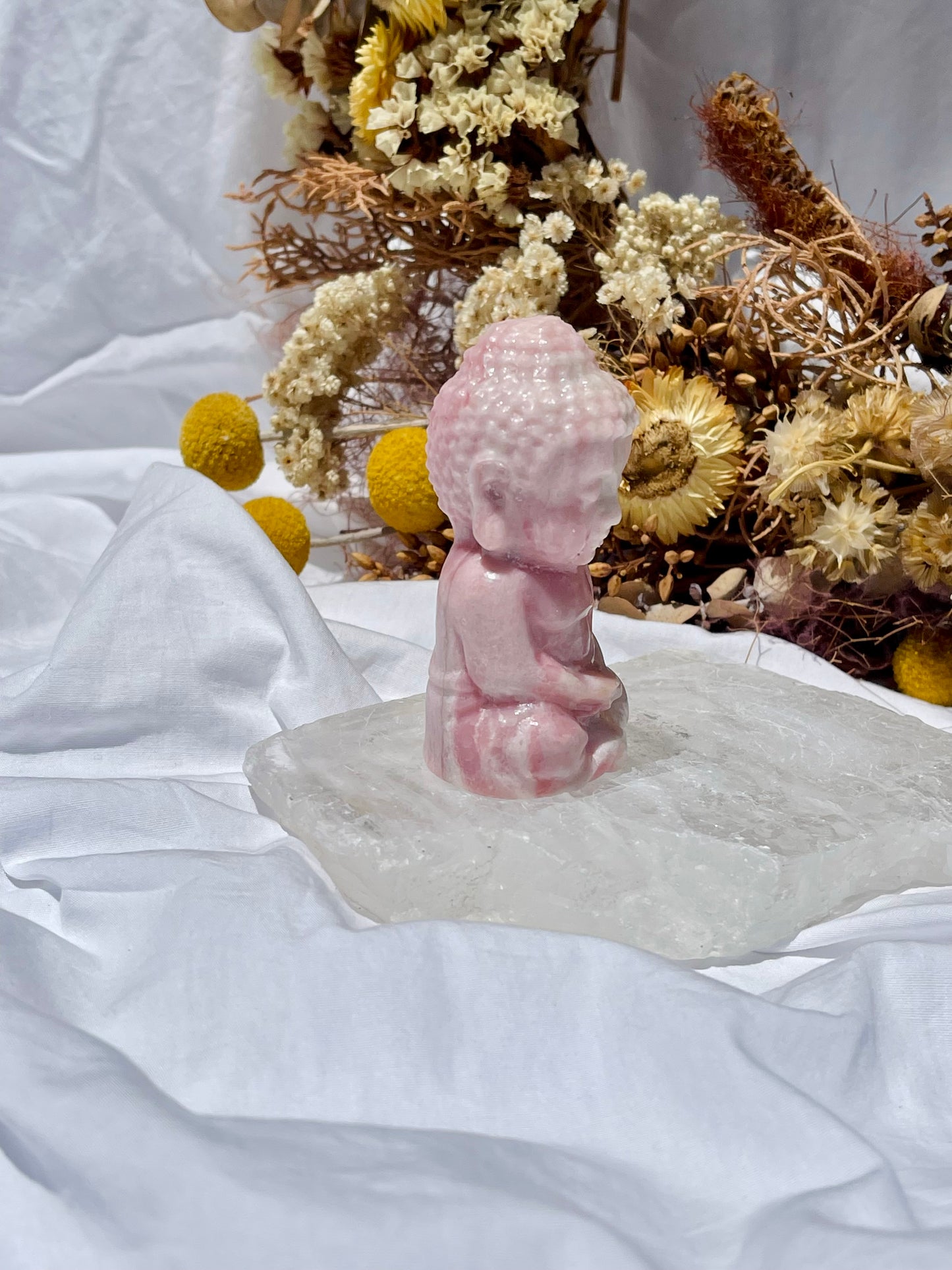 Pink Opal Buddha #1