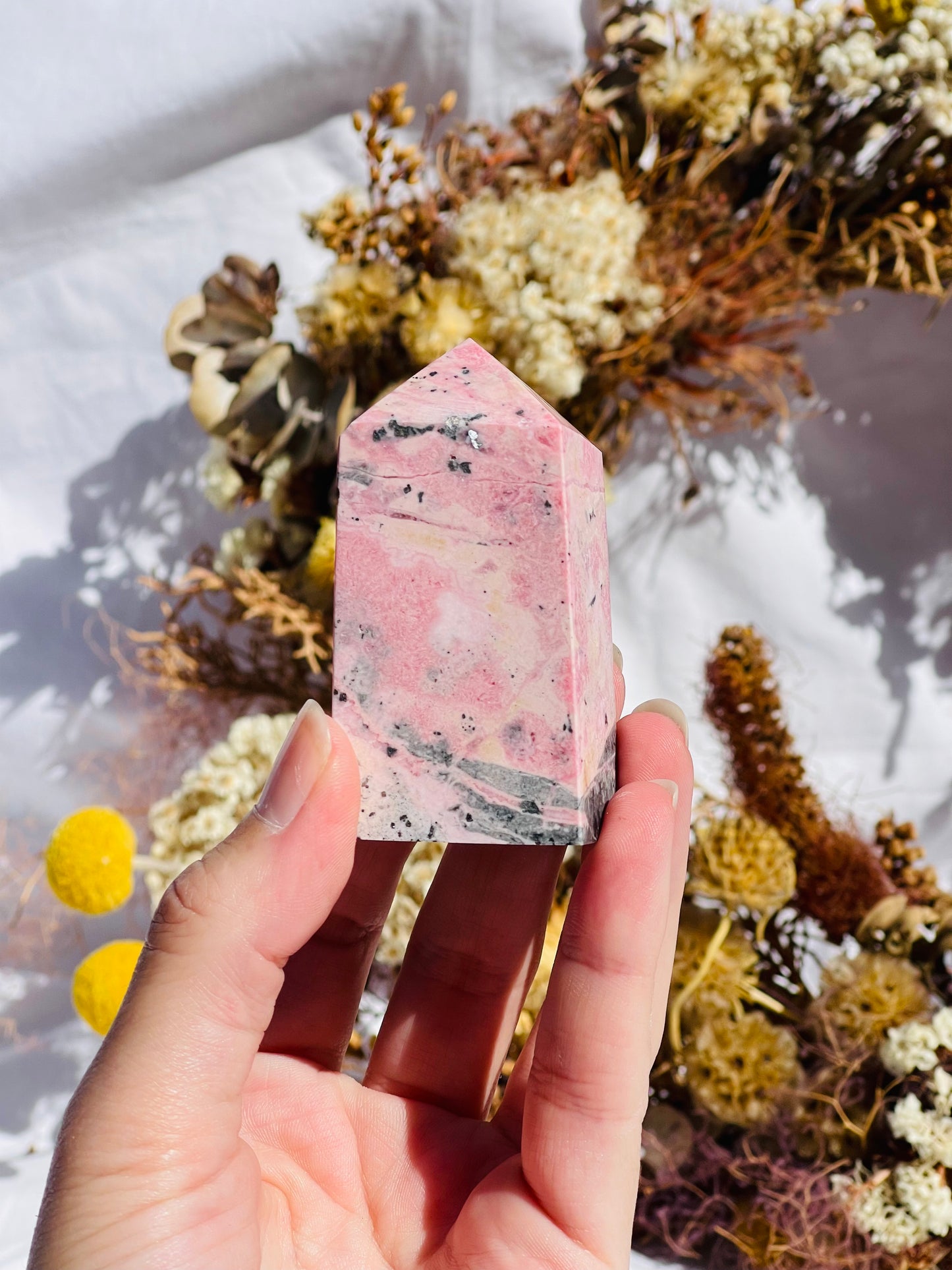 Peruvian Rhodonite Point #2