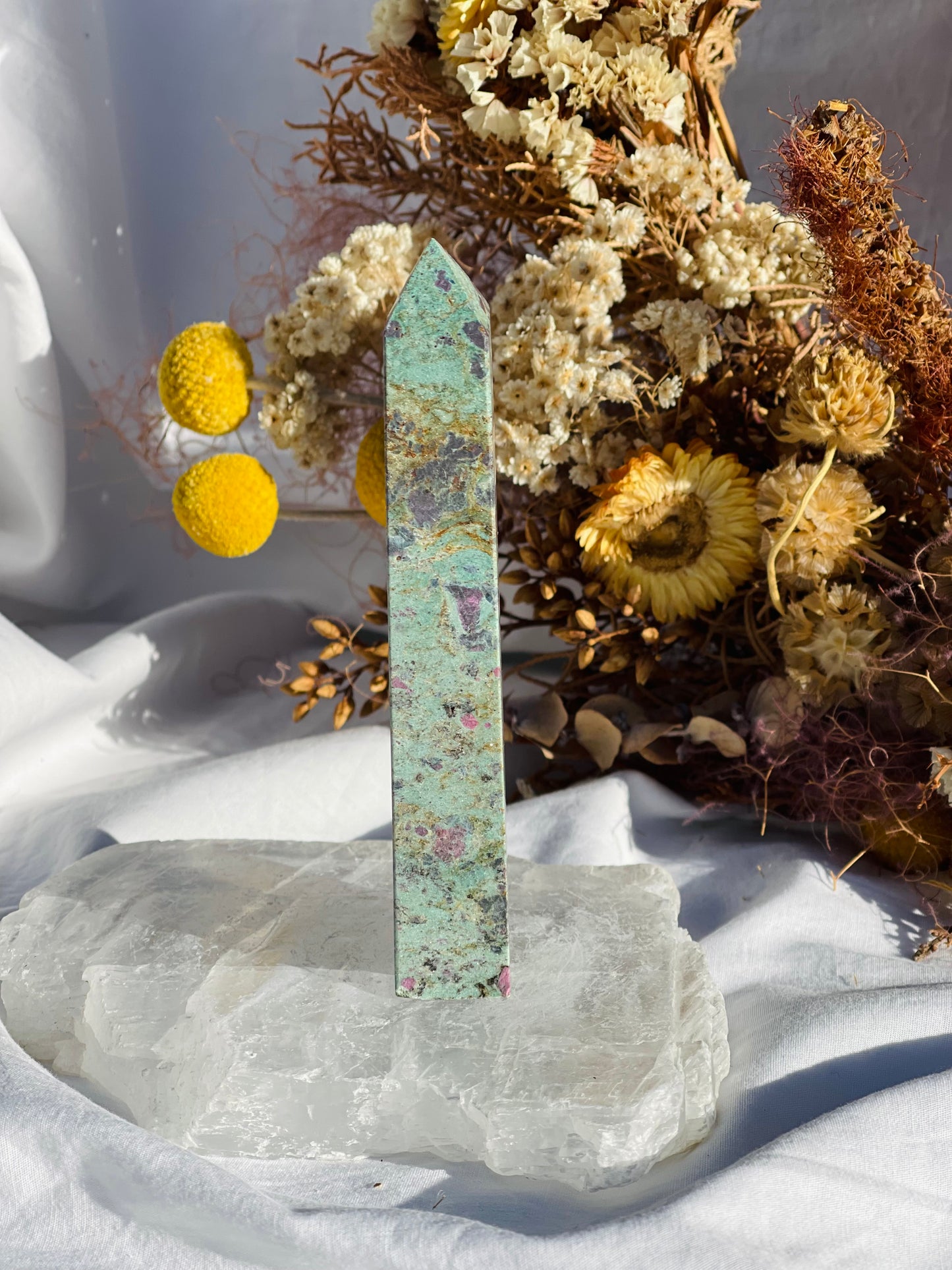 Ruby Fuchsite Point #3