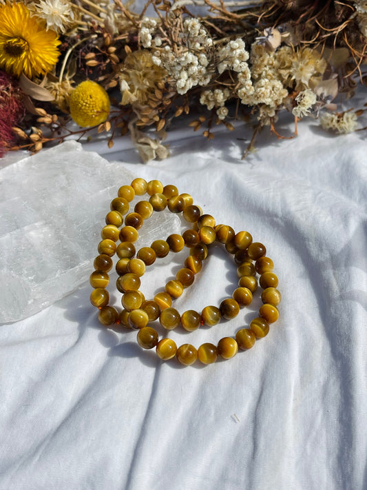Golden Tiger Eye Bracelet | 8mm