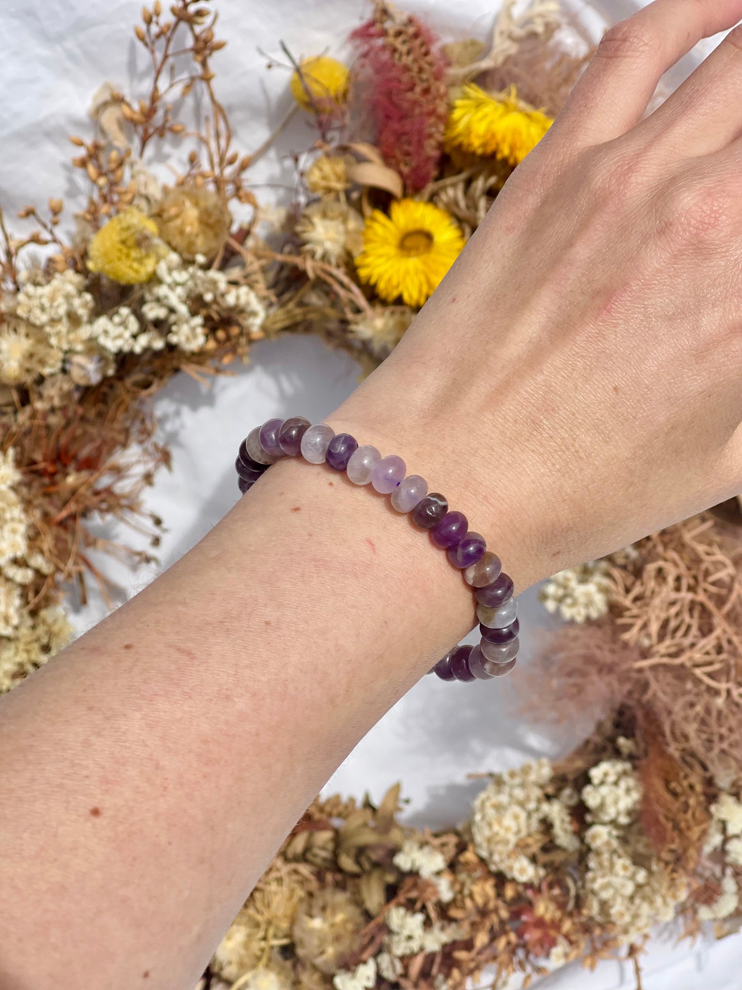 Amethyst Donut Bracelet