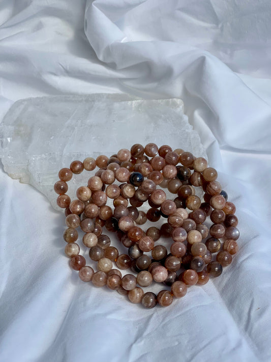 Black Moonstone Bracelet | 8mm