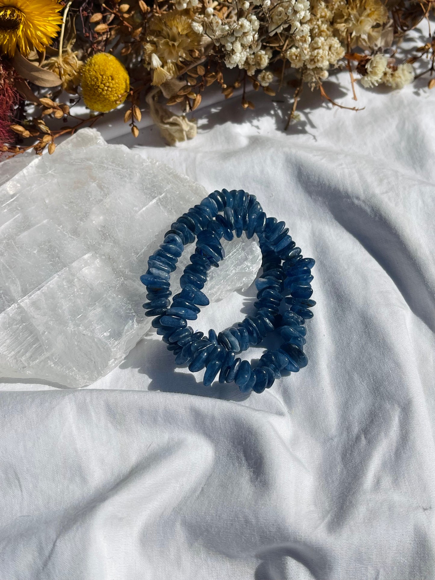 Kyanite Chip Bracelet