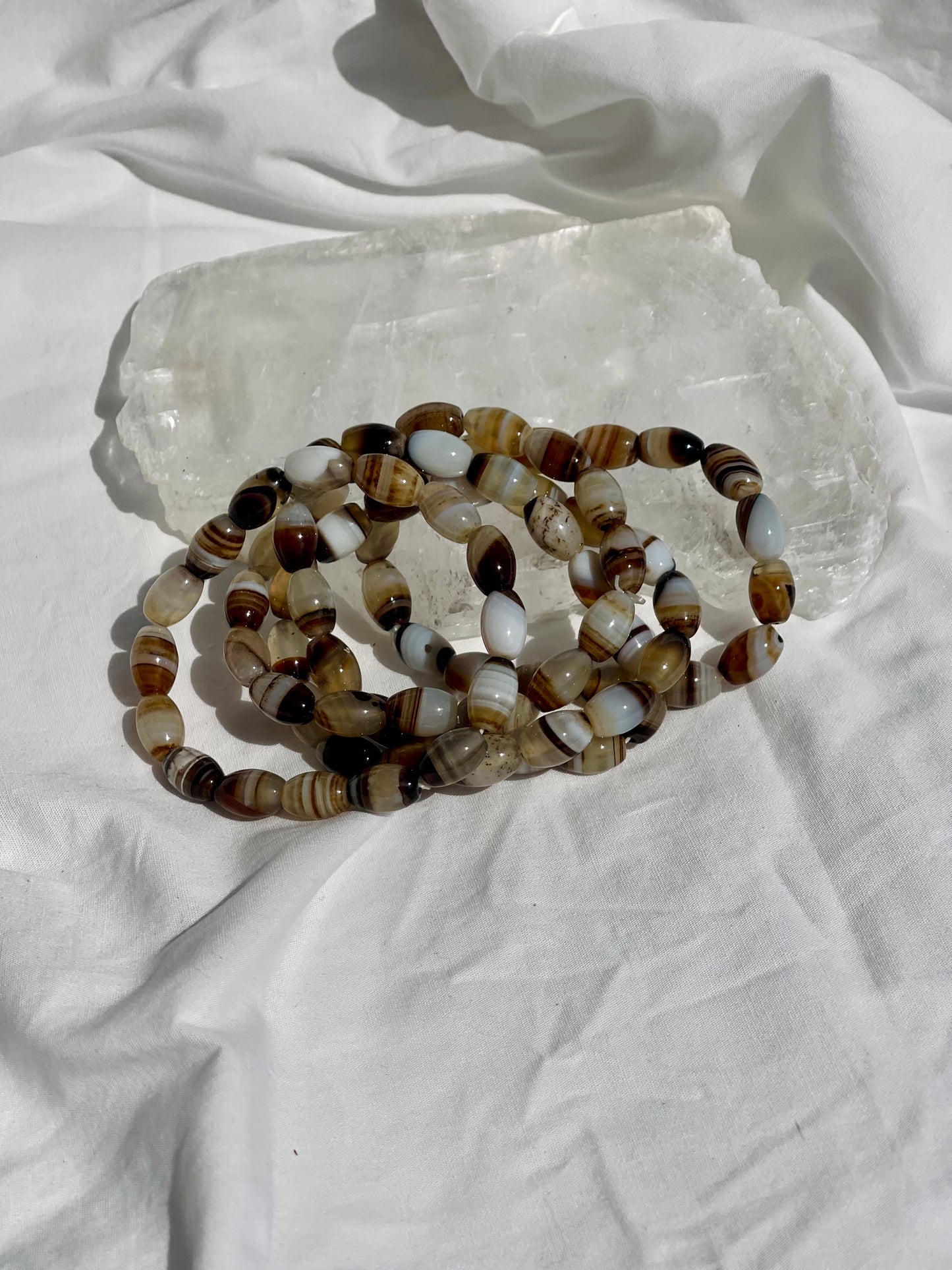 Striped Agate Bracelet