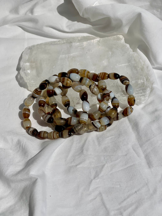 Striped Agate Bracelet