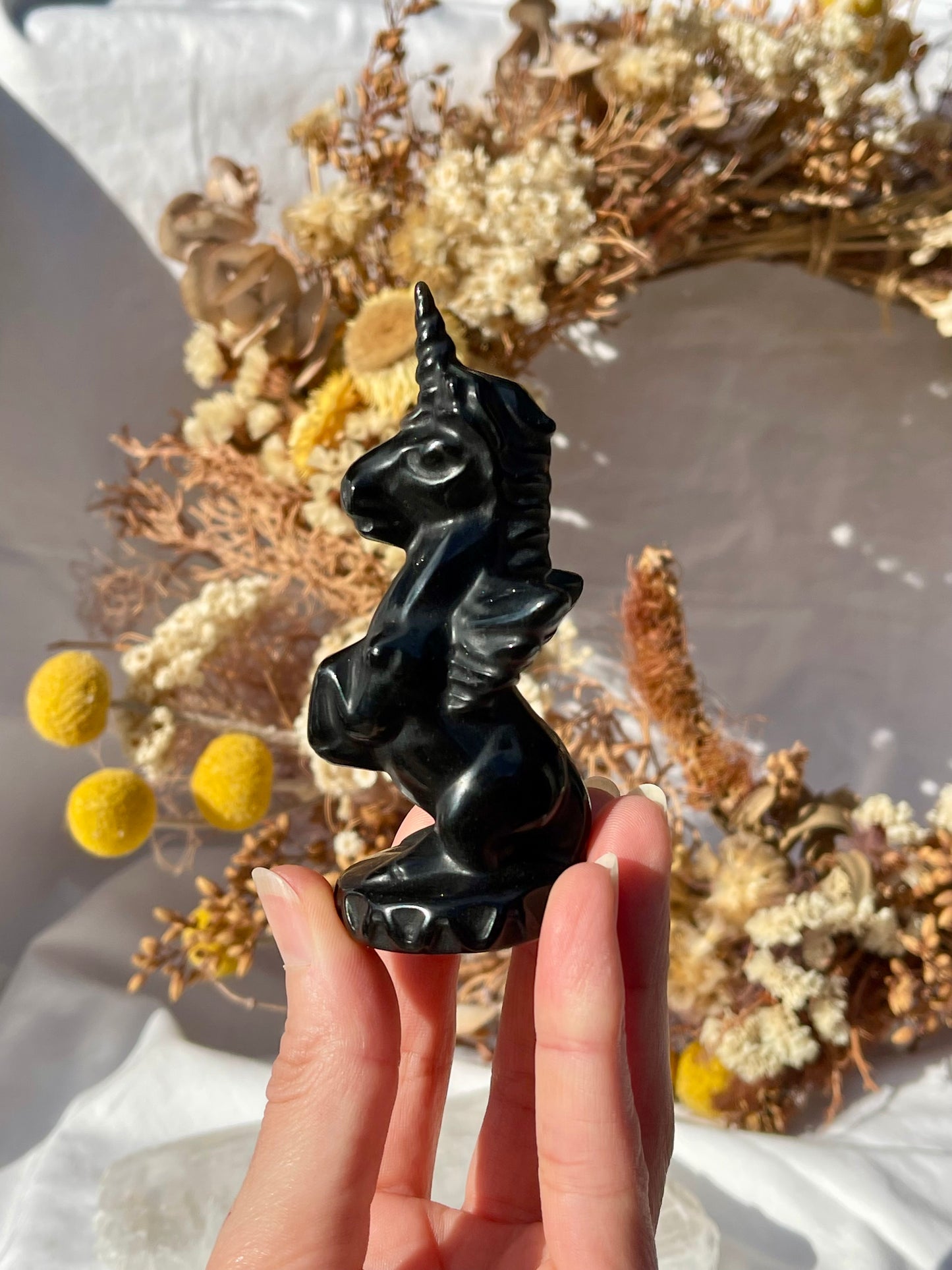 Black Obsidian Unicorn