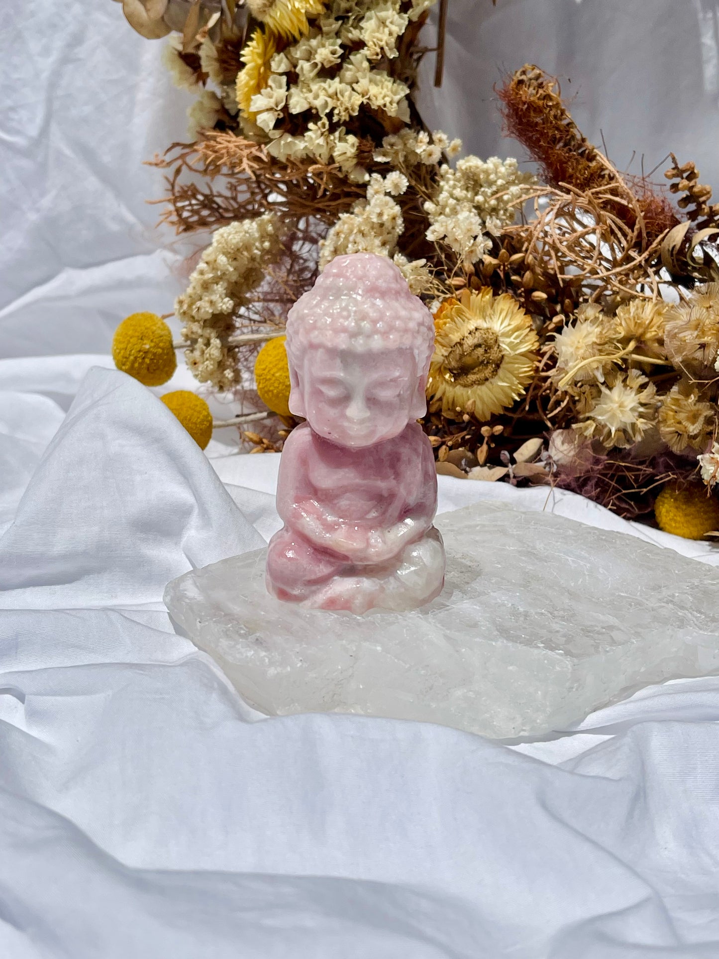 Pink Opal Buddha #1