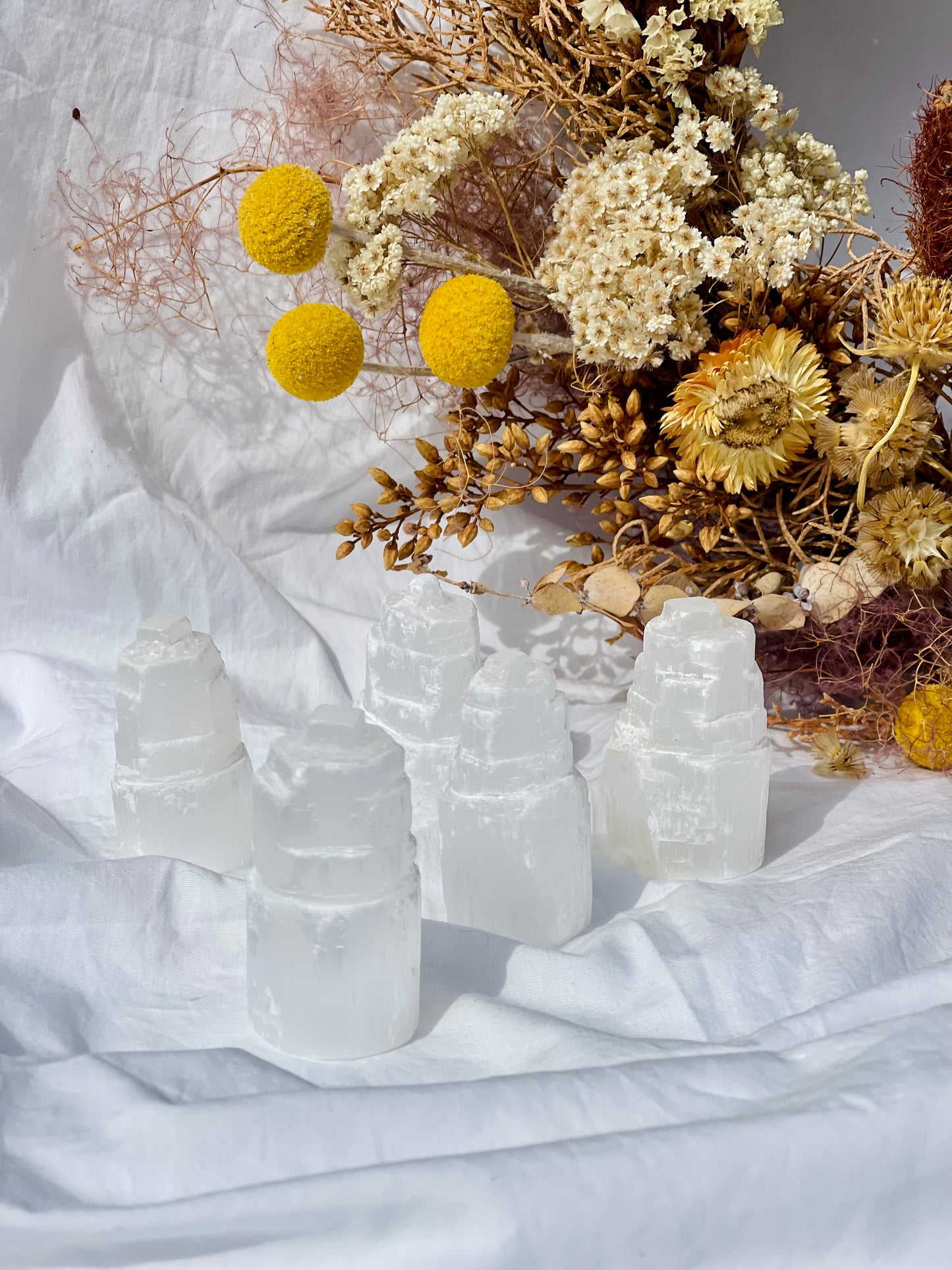 Selenite Mini Tower