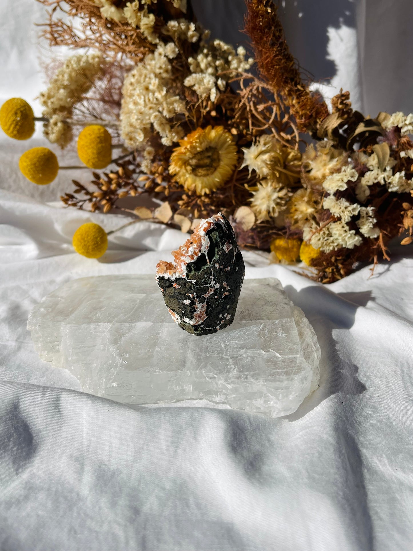 Heulandite on Mordenite Specimen #3