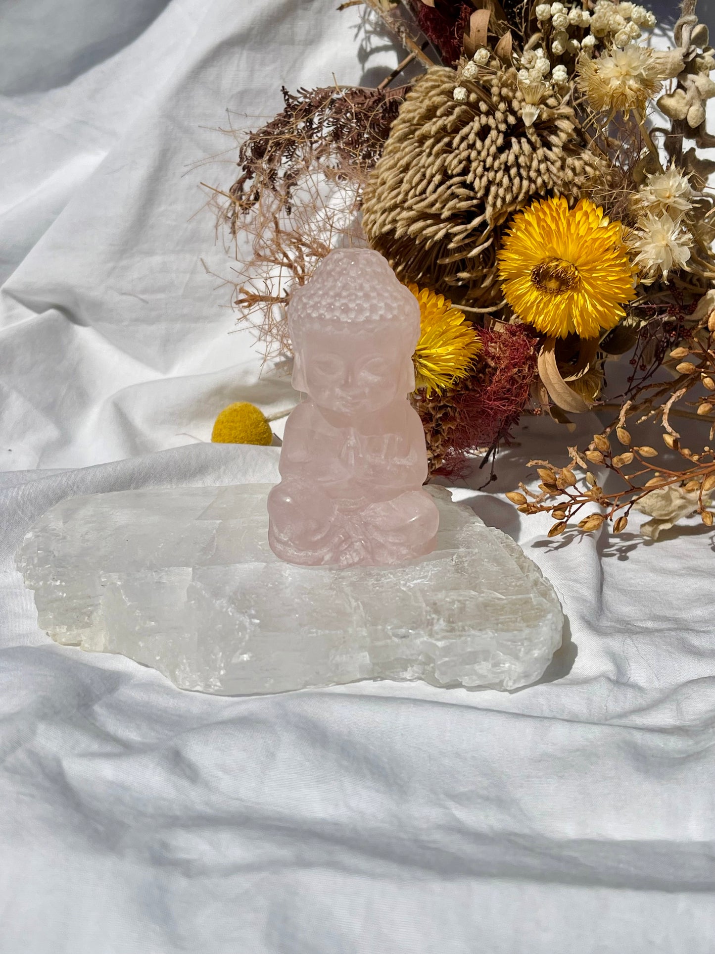 Rose Quartz Buddha