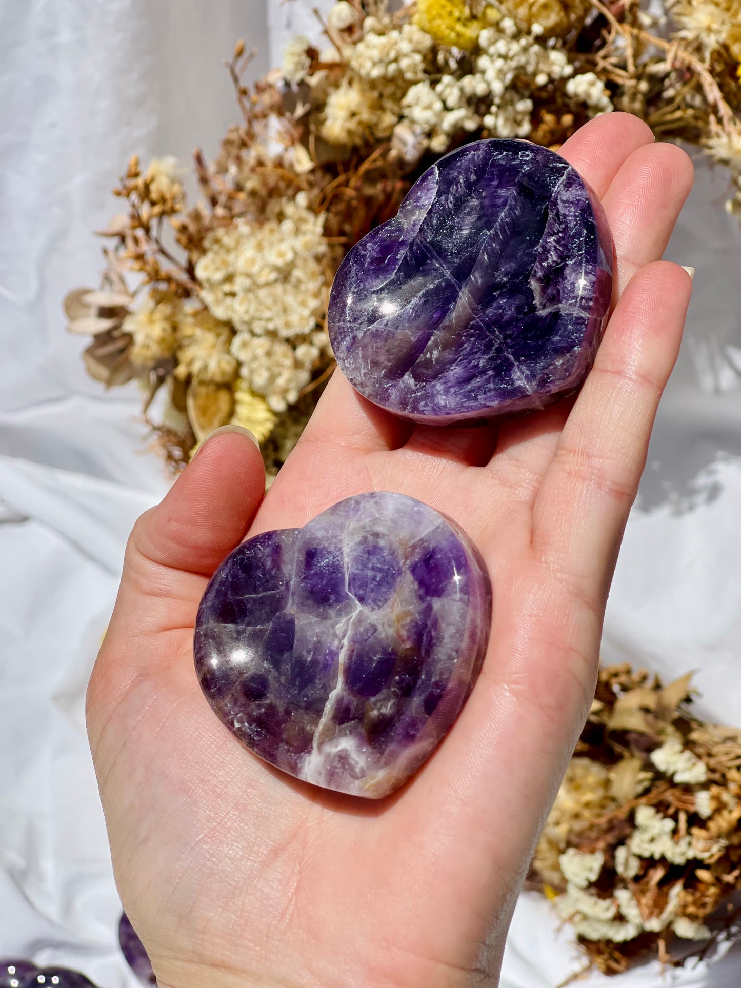 Amethyst Heart Mini Dish