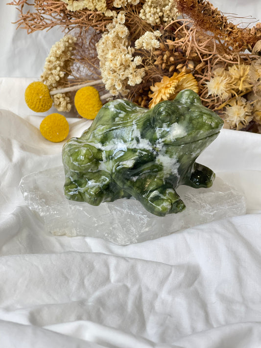 Green Jade Frog | Large #2