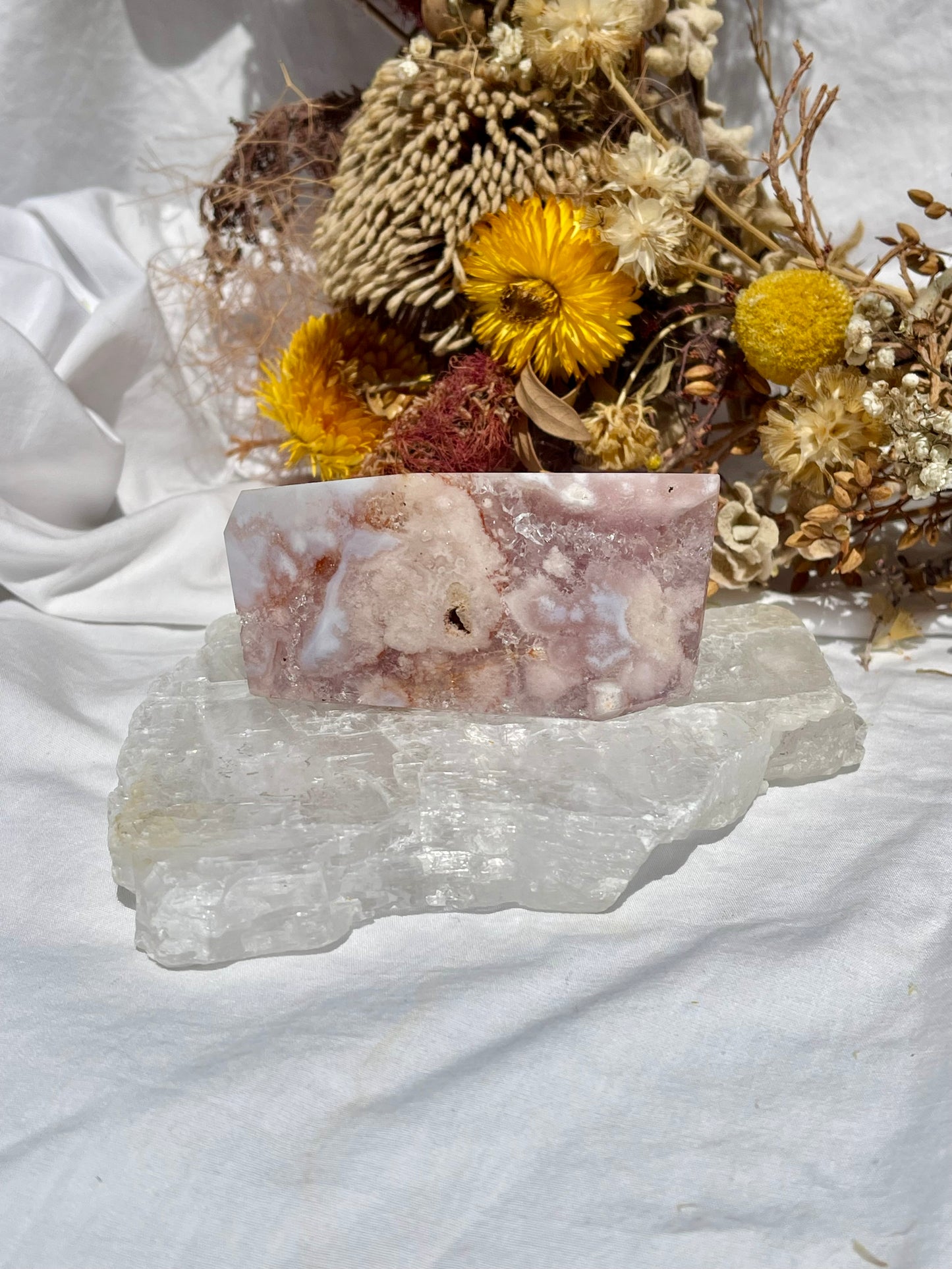 Pink Amethyst | Flower Agate Freeform #1