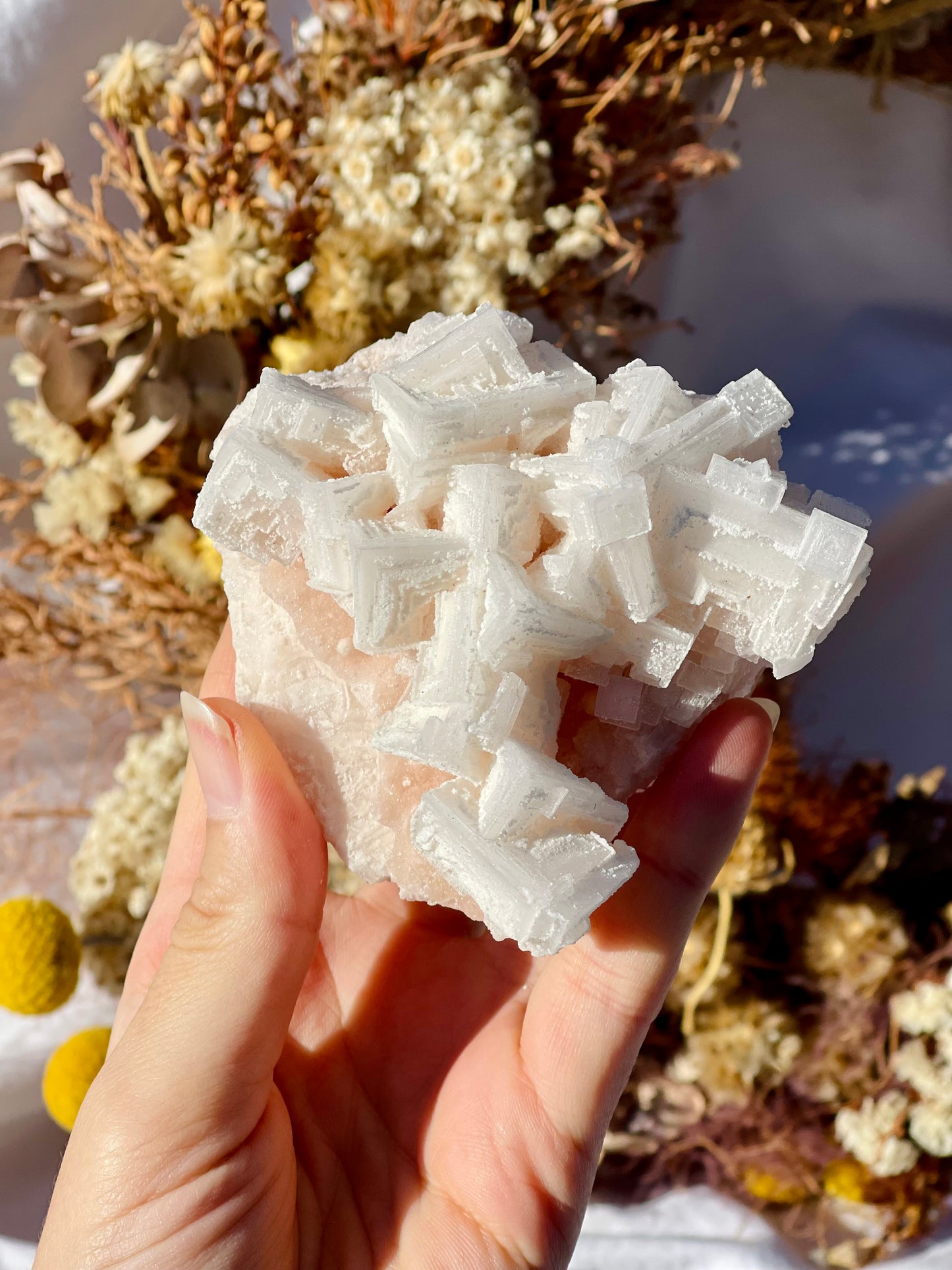 Pink Halite Cluster #3