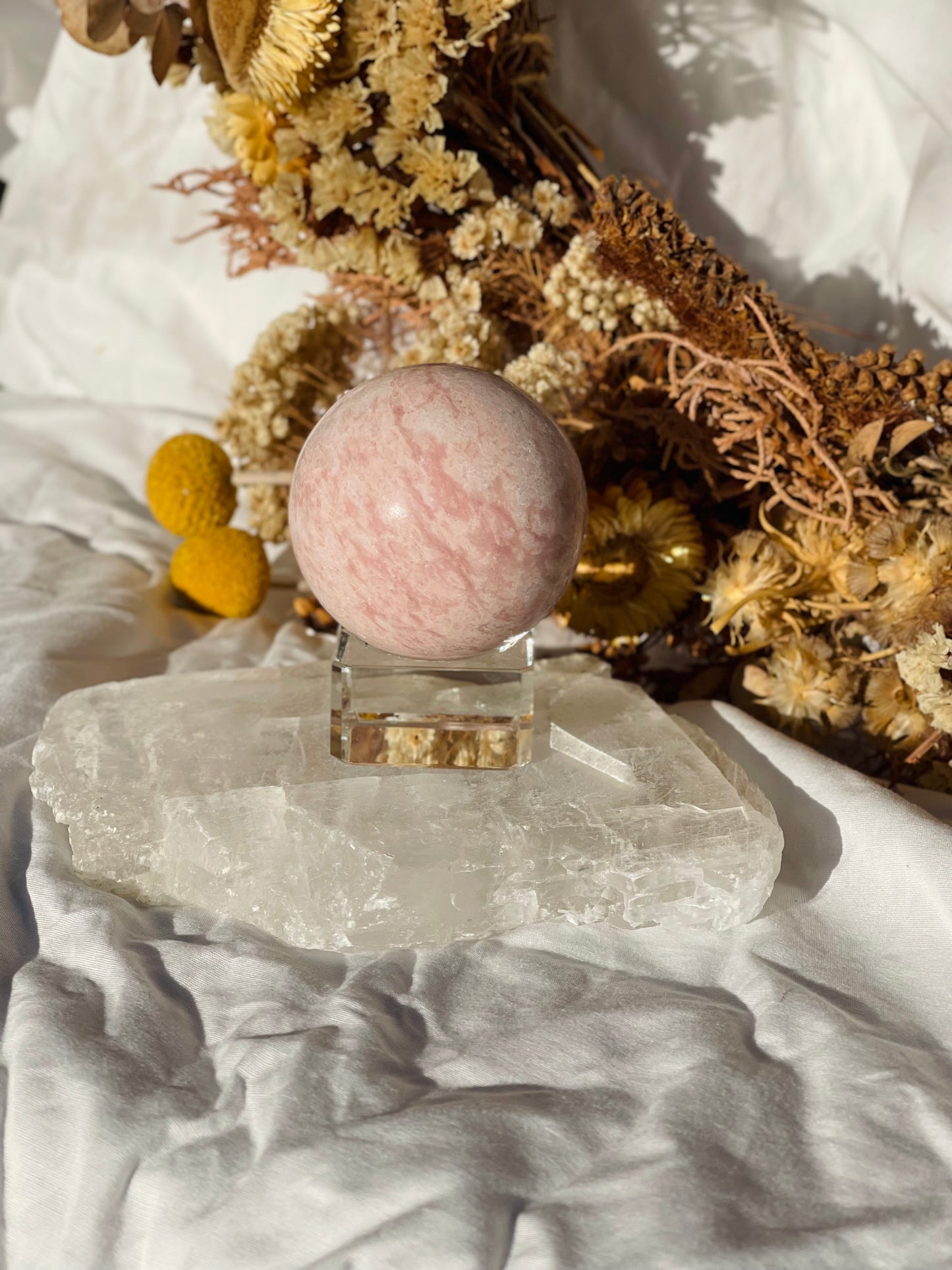 Pink Opal Sphere #1