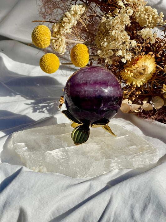Purple Fluorite Sphere #2