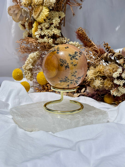 Dendritic Jasper Sphere
