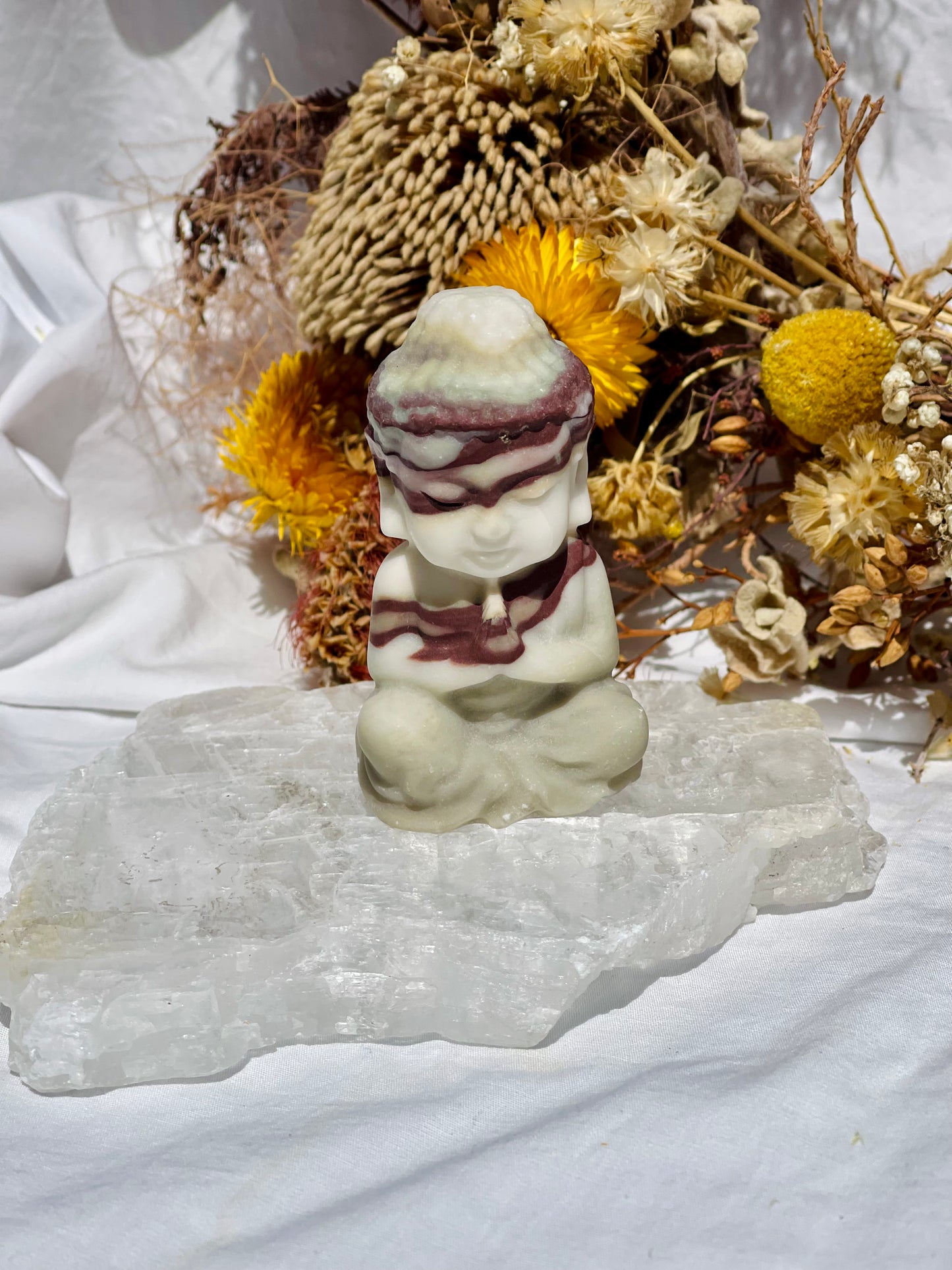 Striped Jade Buddha #2