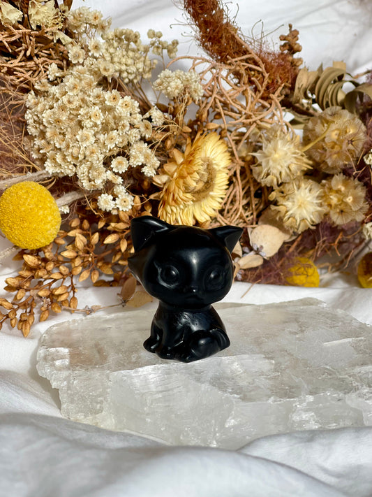 Black Obsidian Cat