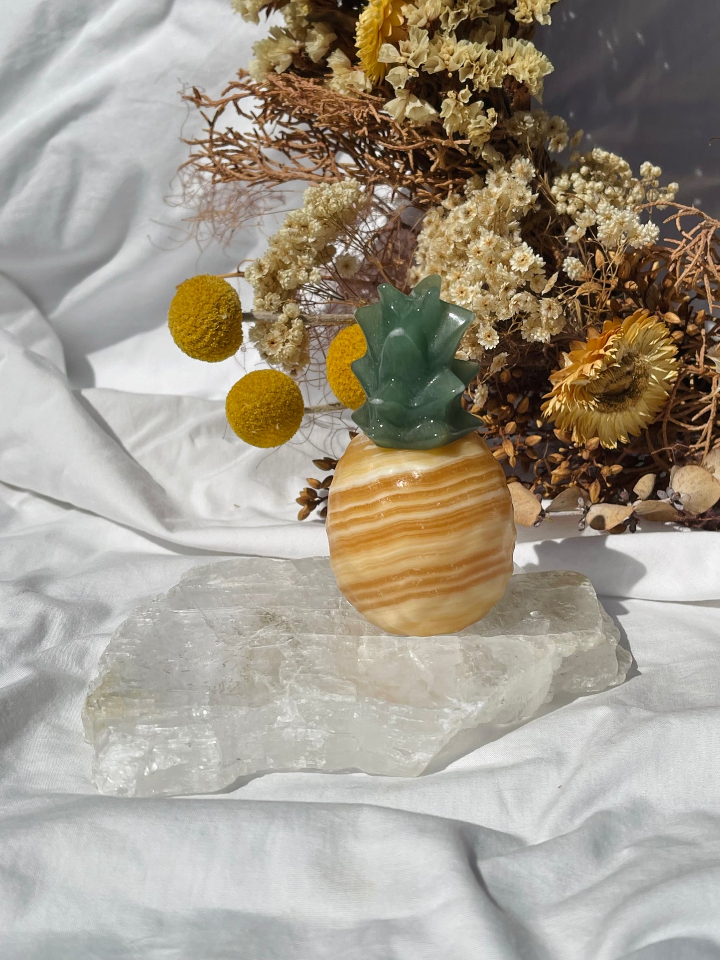 Orange Calcite Pinapple
