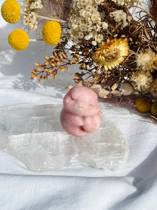 Pink Opal Bunny