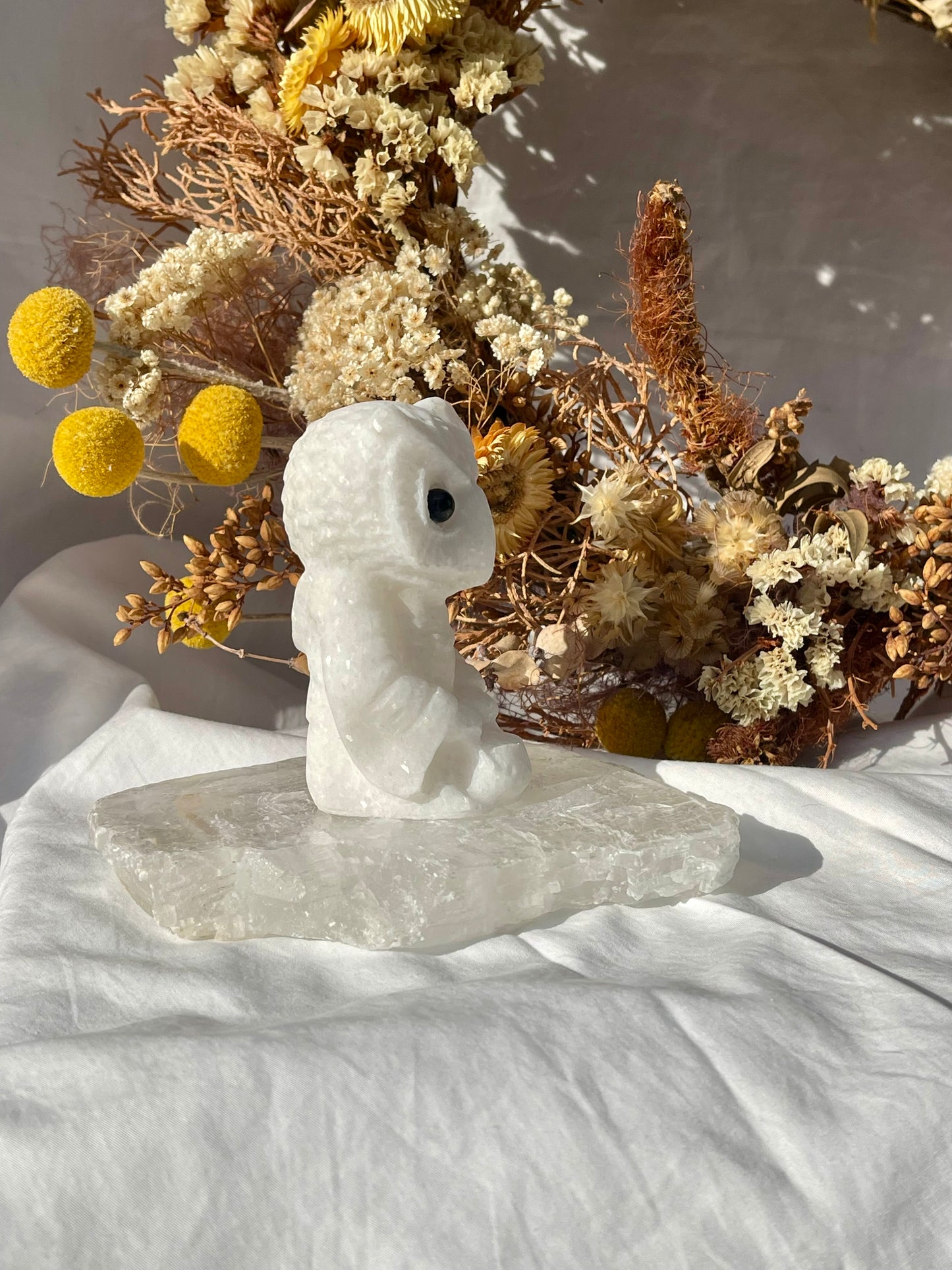 White Jade Robed Owl