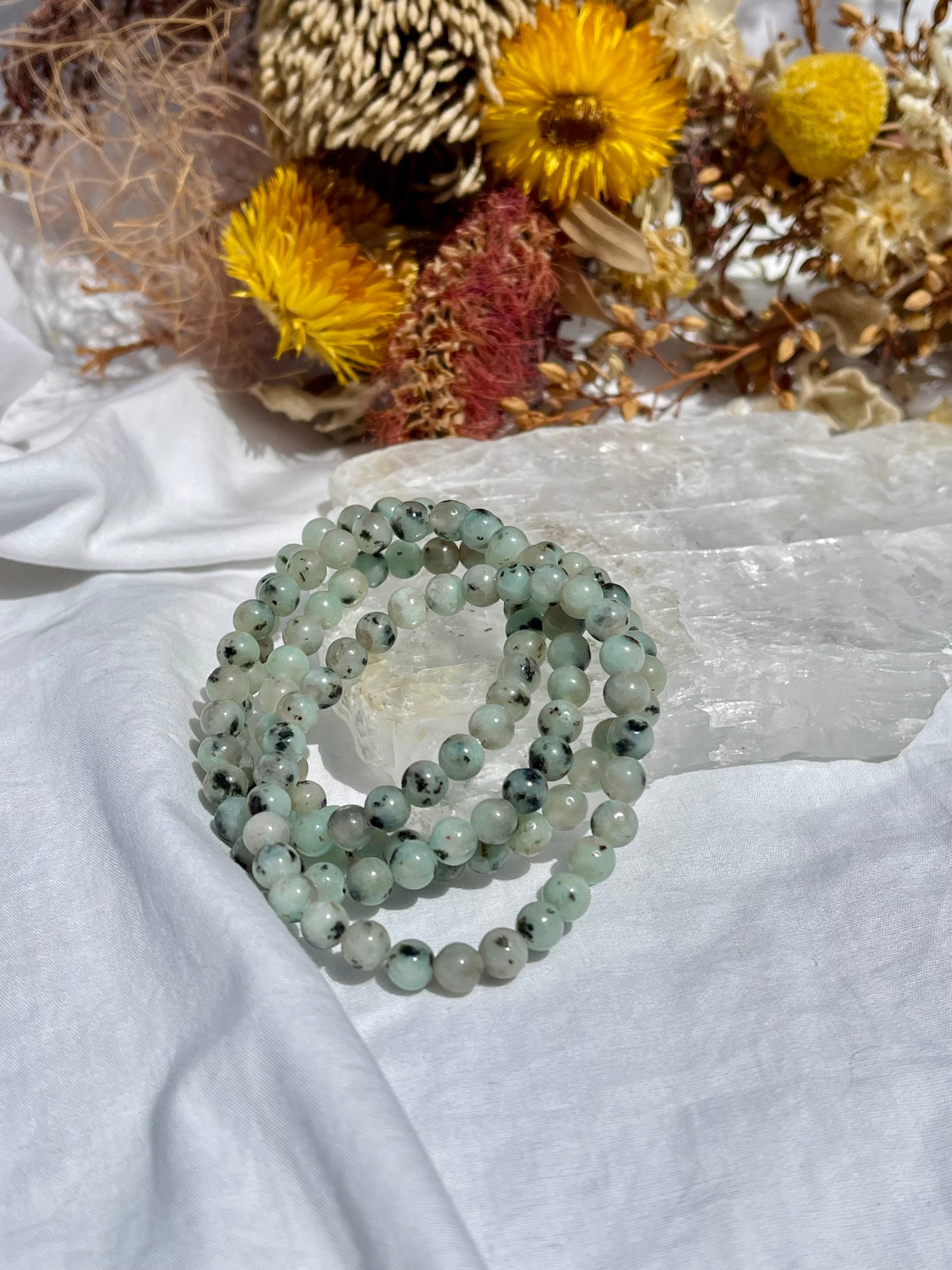 Kiwi Jasper Bracelet | 6mm