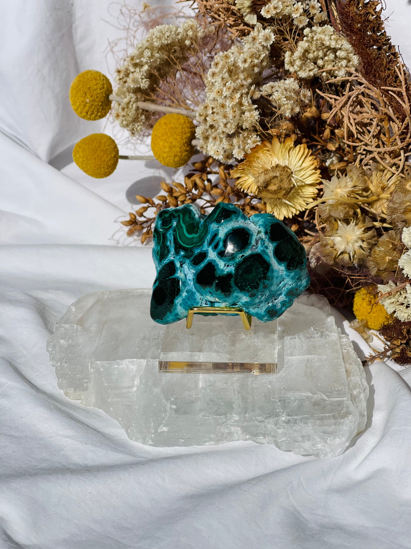 Chrysocolla & Malachite Specimen