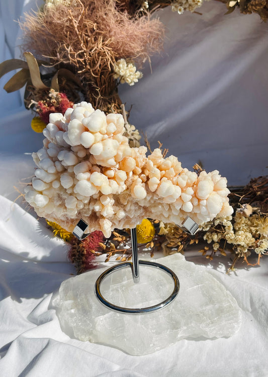 Orange Aragonite Specimen