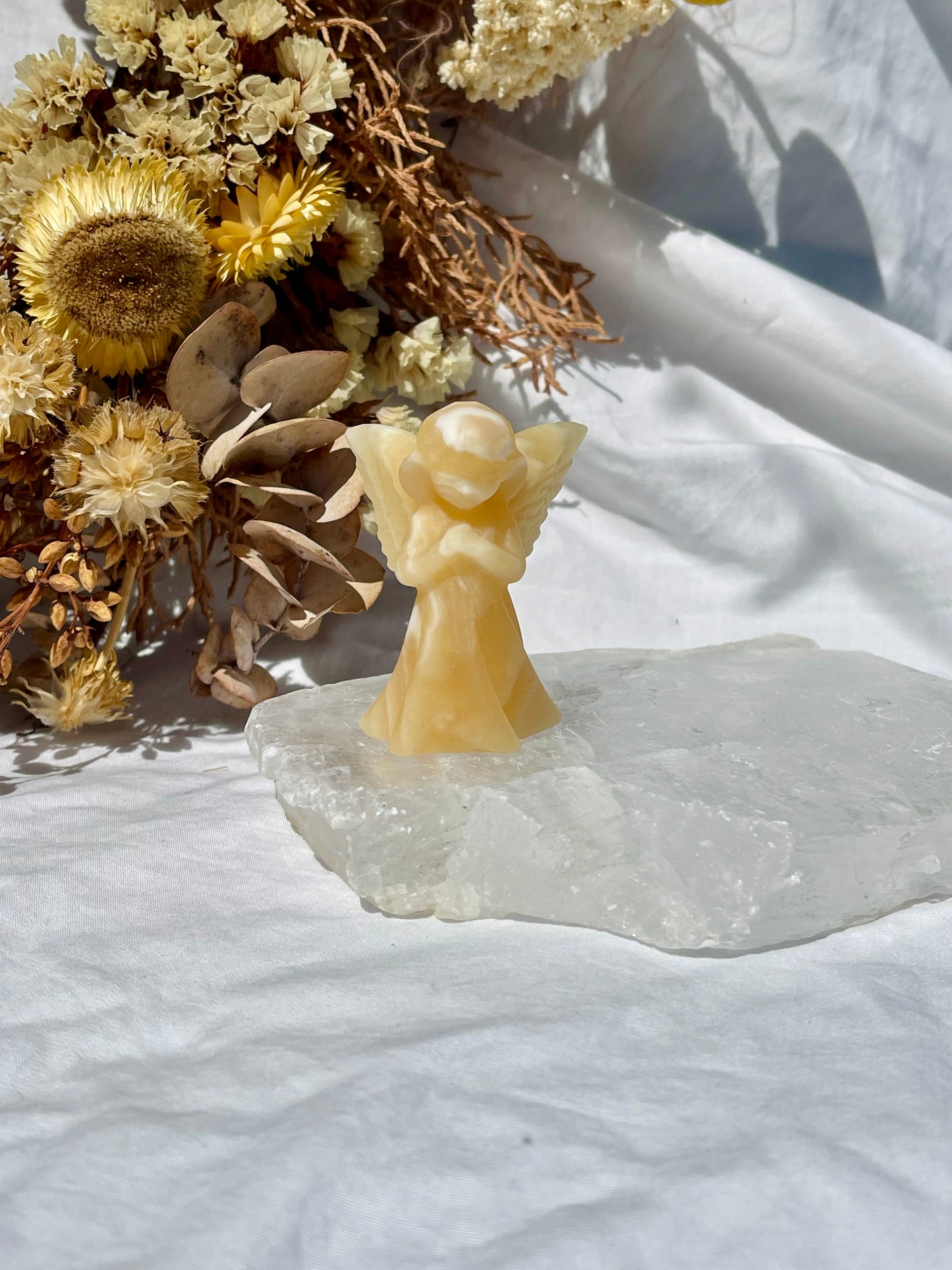 Orange Calcite Angel #1