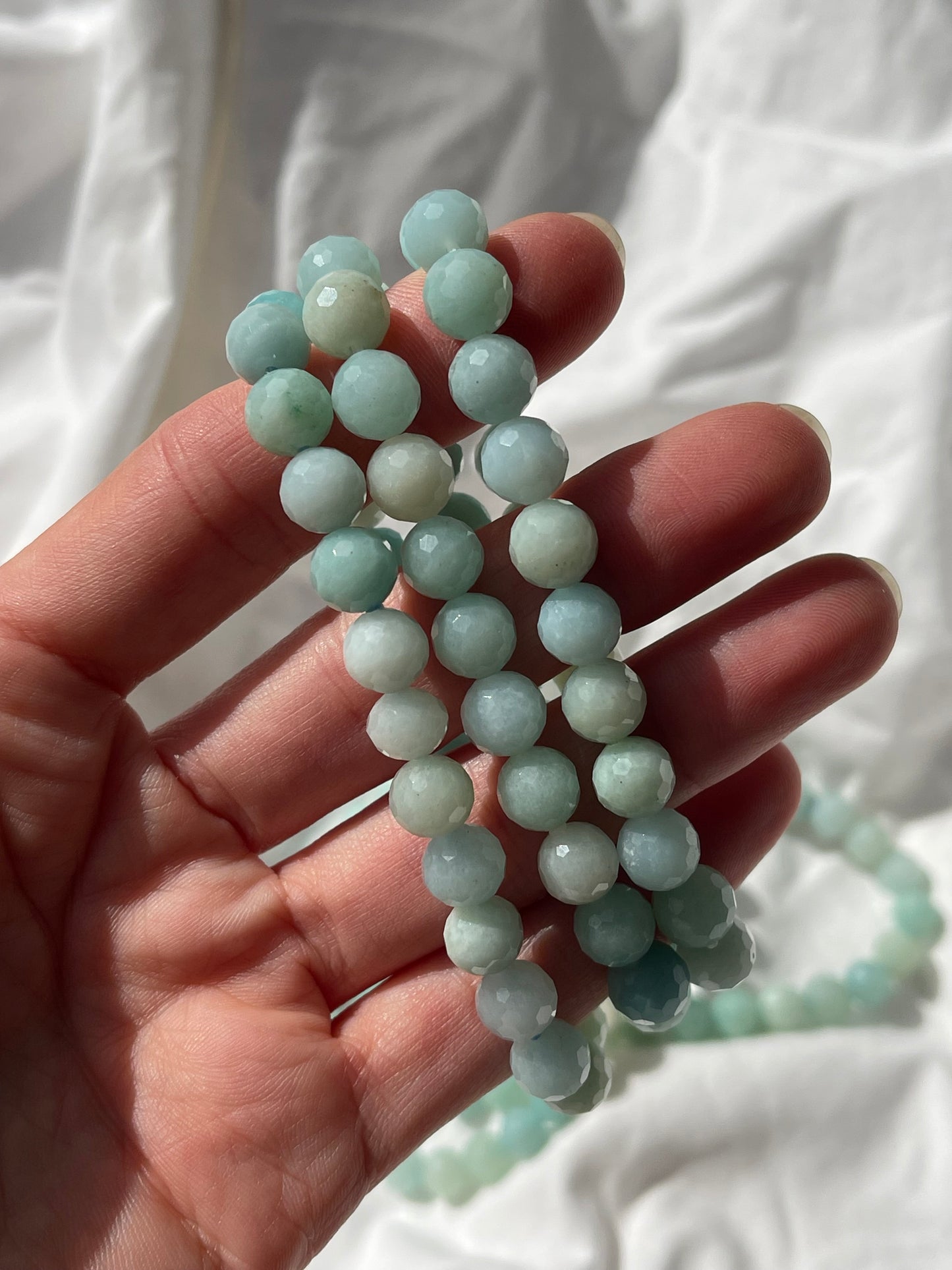 Amazonite Faceted Bracelet