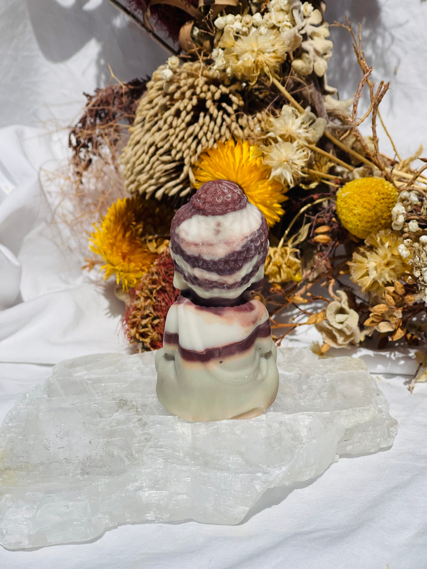 Striped Jade Buddha #1