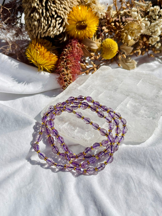 Ametrine Facet Bracelet