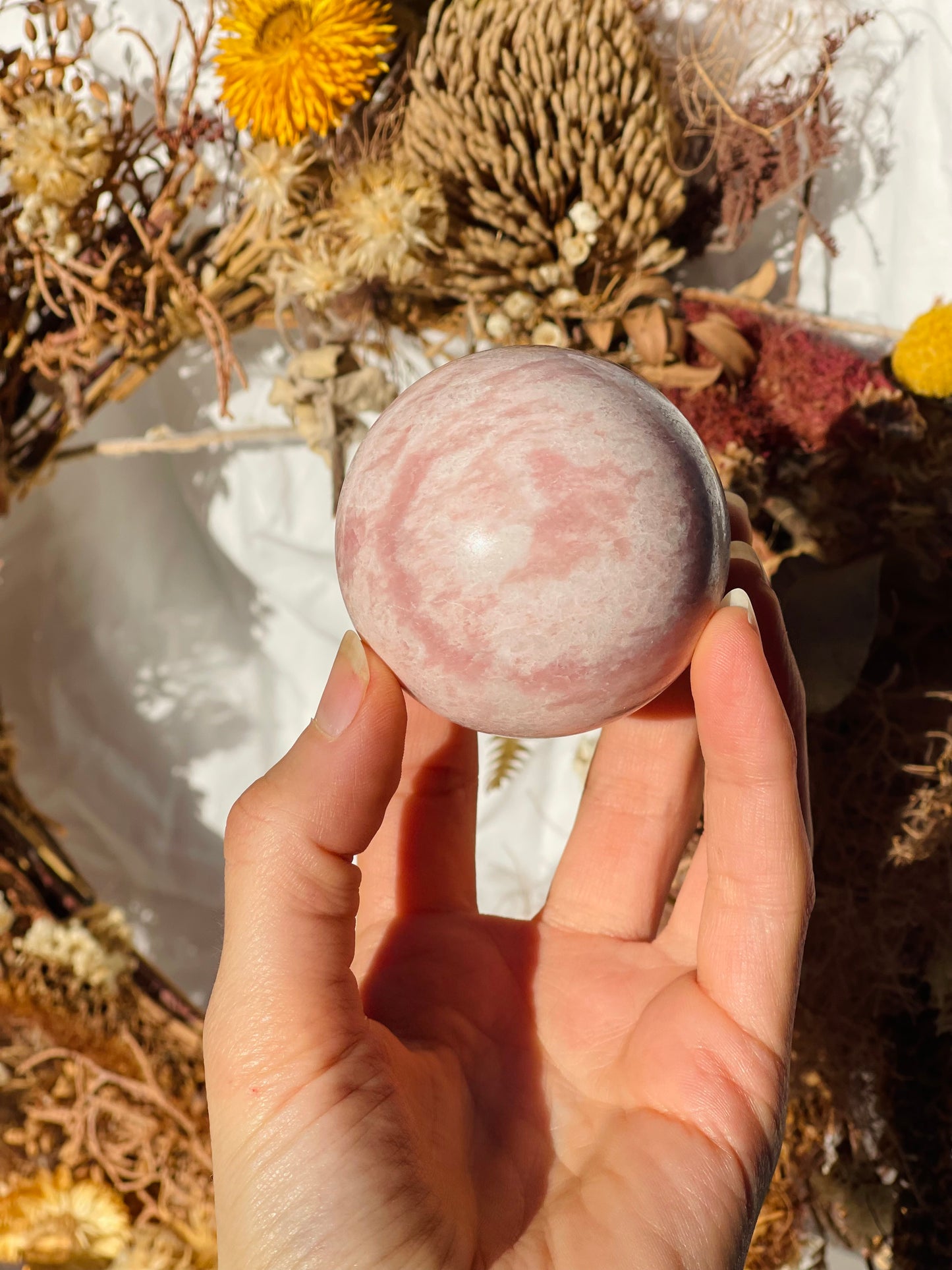 Pink Opal Sphere #1