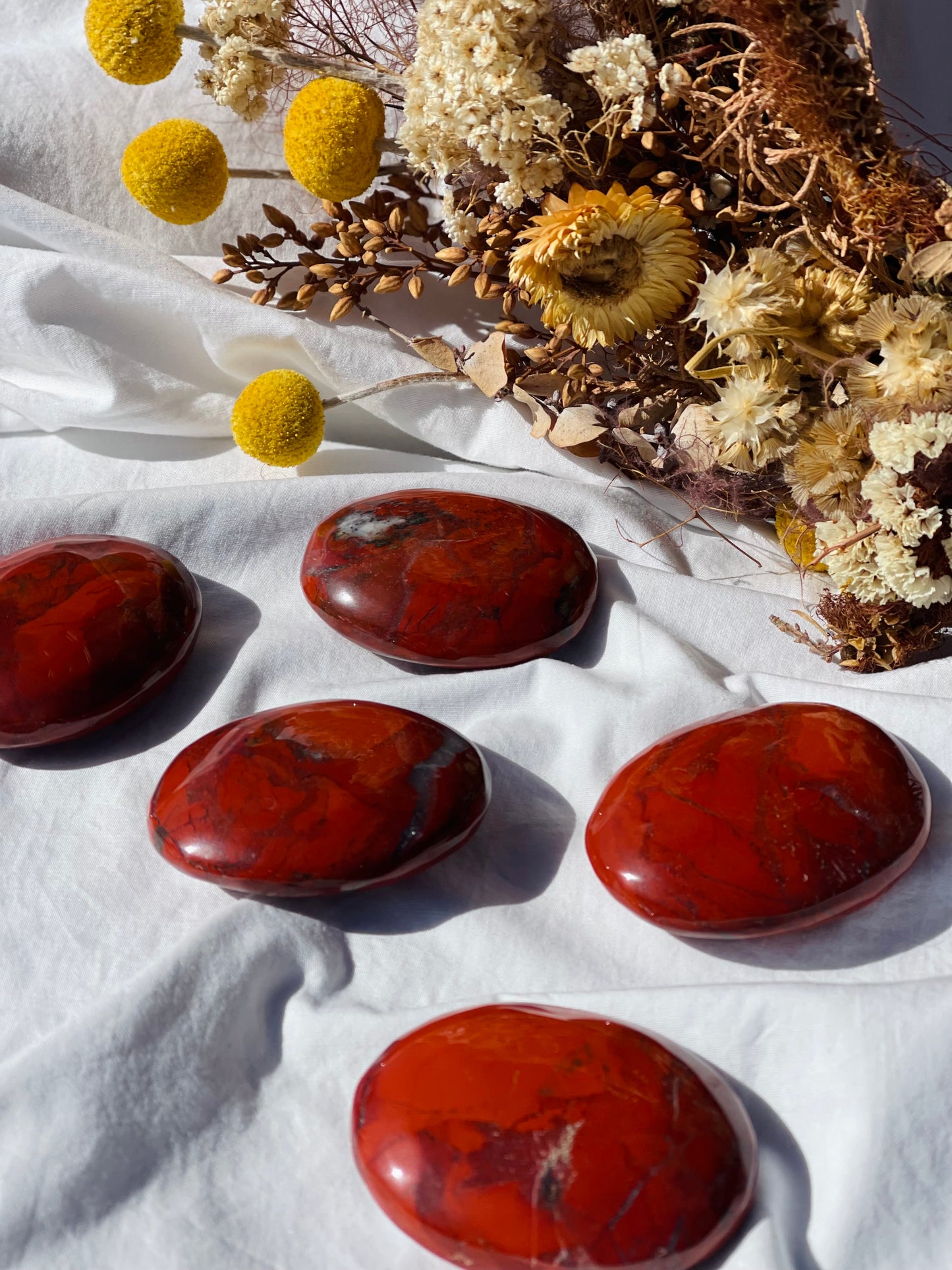 Red Jasper Palmstone