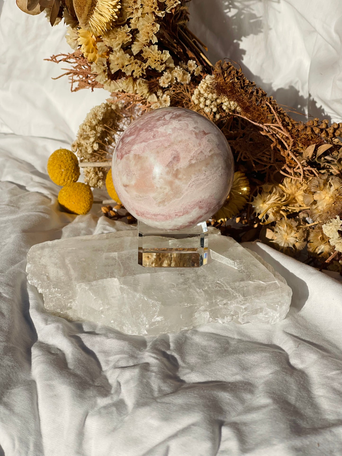 Pink Opal Sphere #3