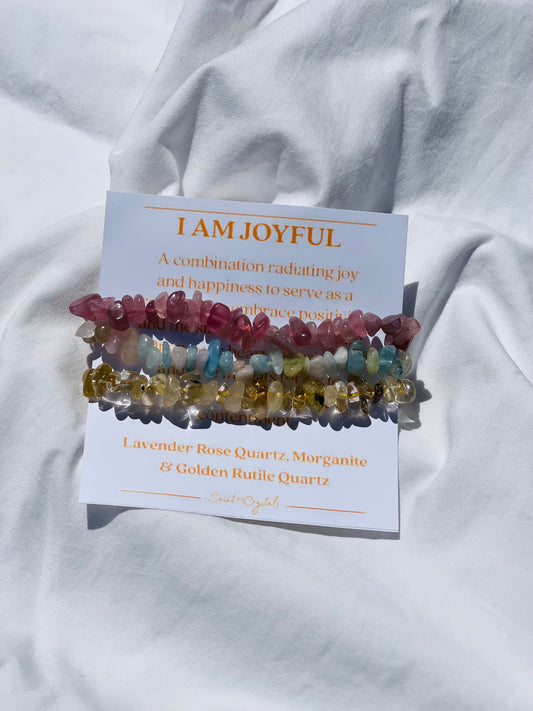 I Am Joyful Bracelet Set