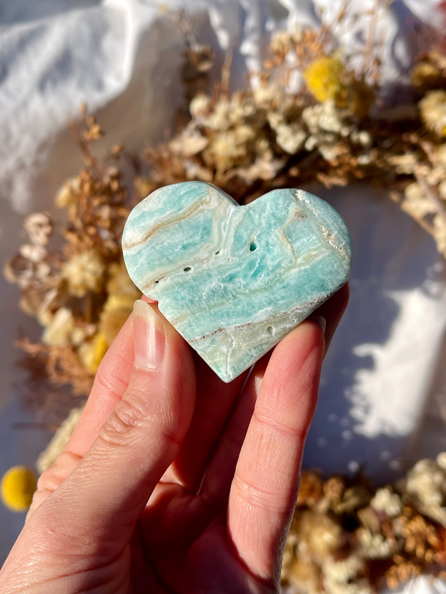 Hemimorphite Heart